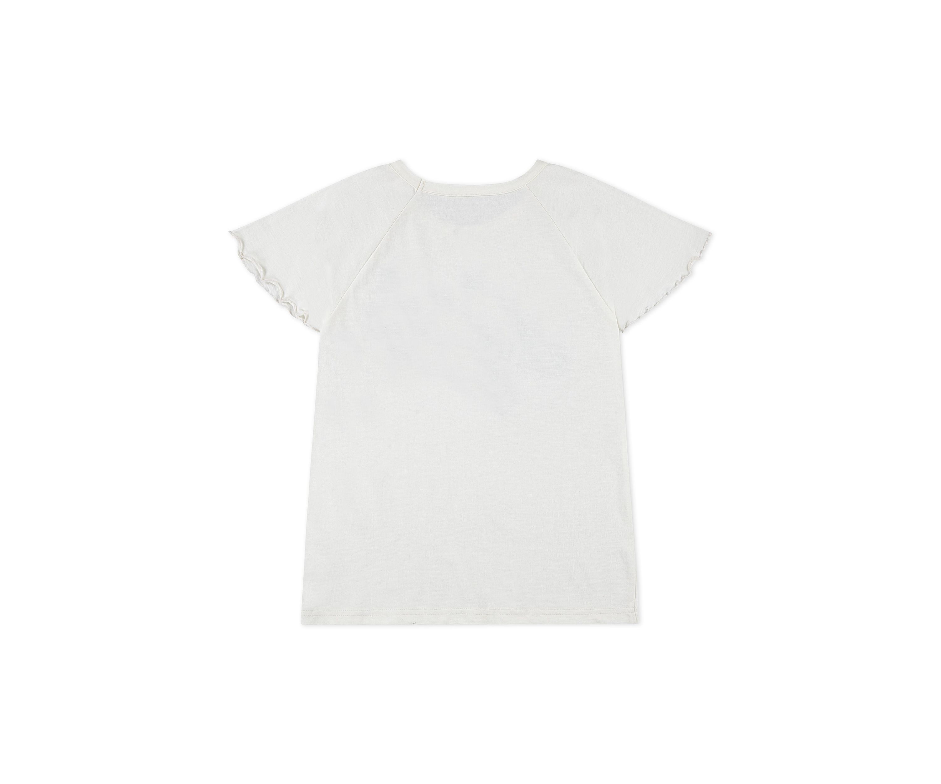 Girls 7-16 Ruffle Sleeve Logo Graphic T-Shirt 