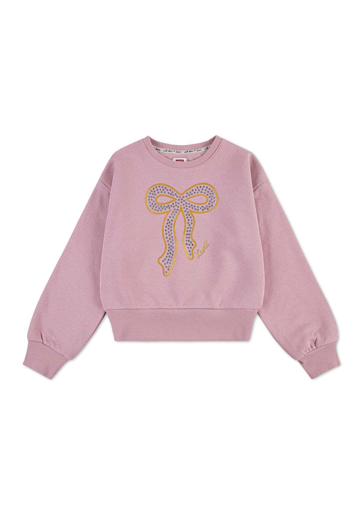 Girls 7-16 Meet and Greet Bow Sweater 
