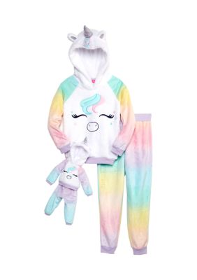 Saint Eve Kids Girls 4-16 Unicorn Doll Pajama Set | belk