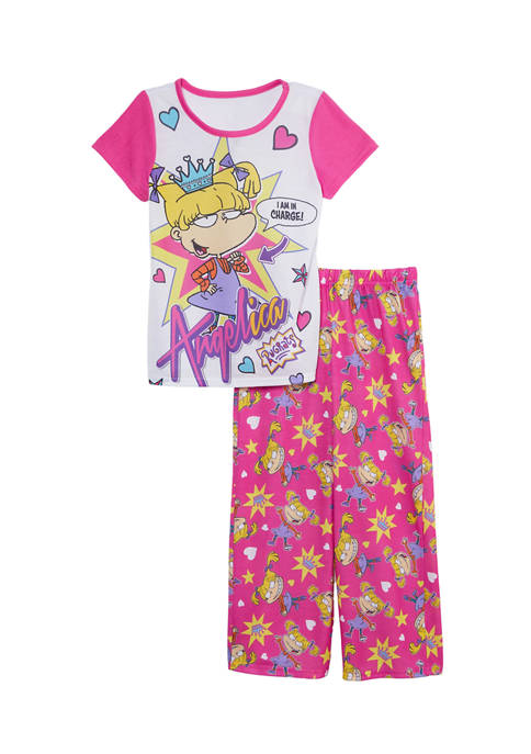 Girls 4-6x Rugrats 2-Piece Pajama Set