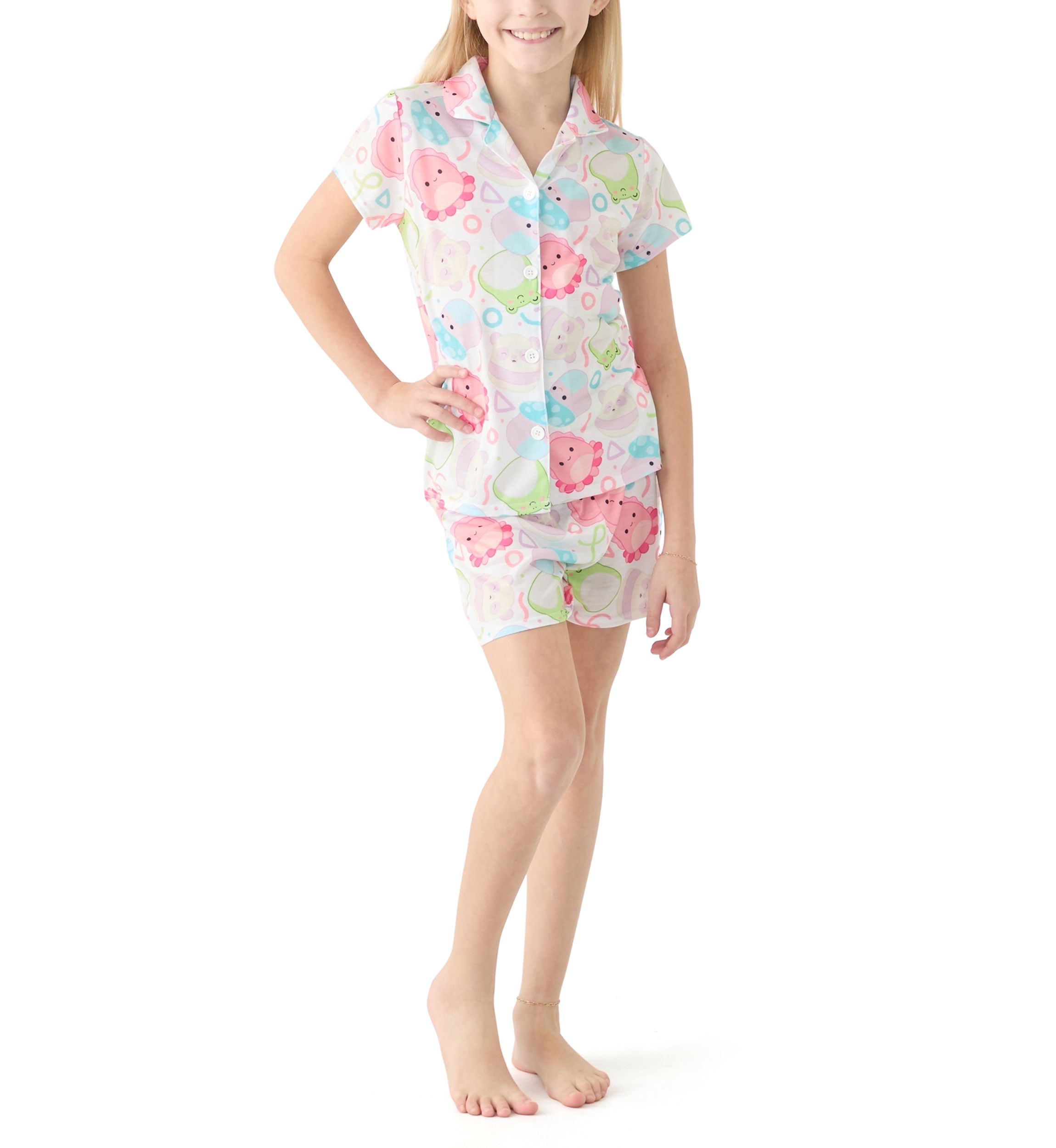 Girls 4-12 Squish Coat Pajama Set