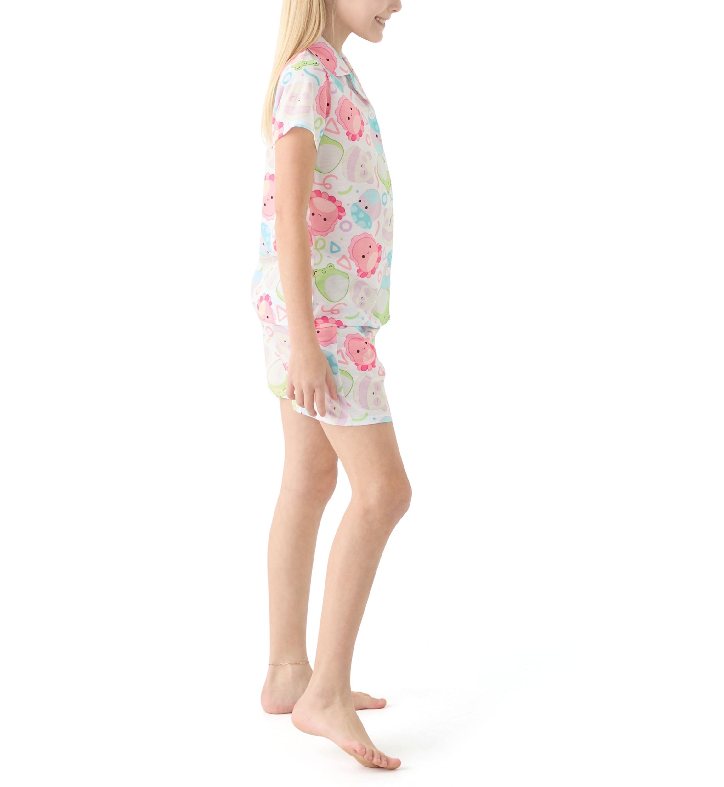 Girls 4-12 Squish Coat Pajama Set
