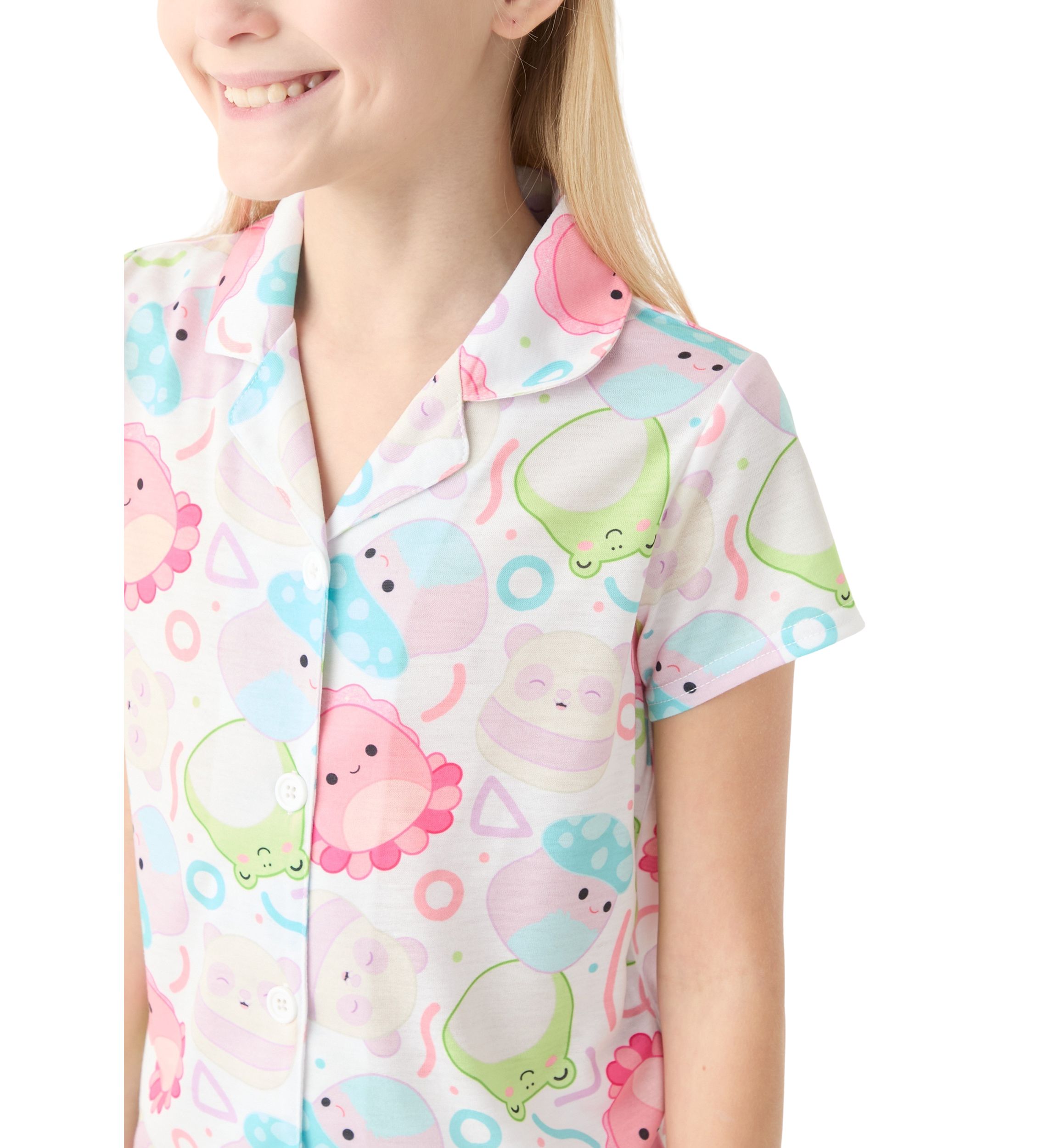 Girls 4-12 Squish Coat Pajama Set