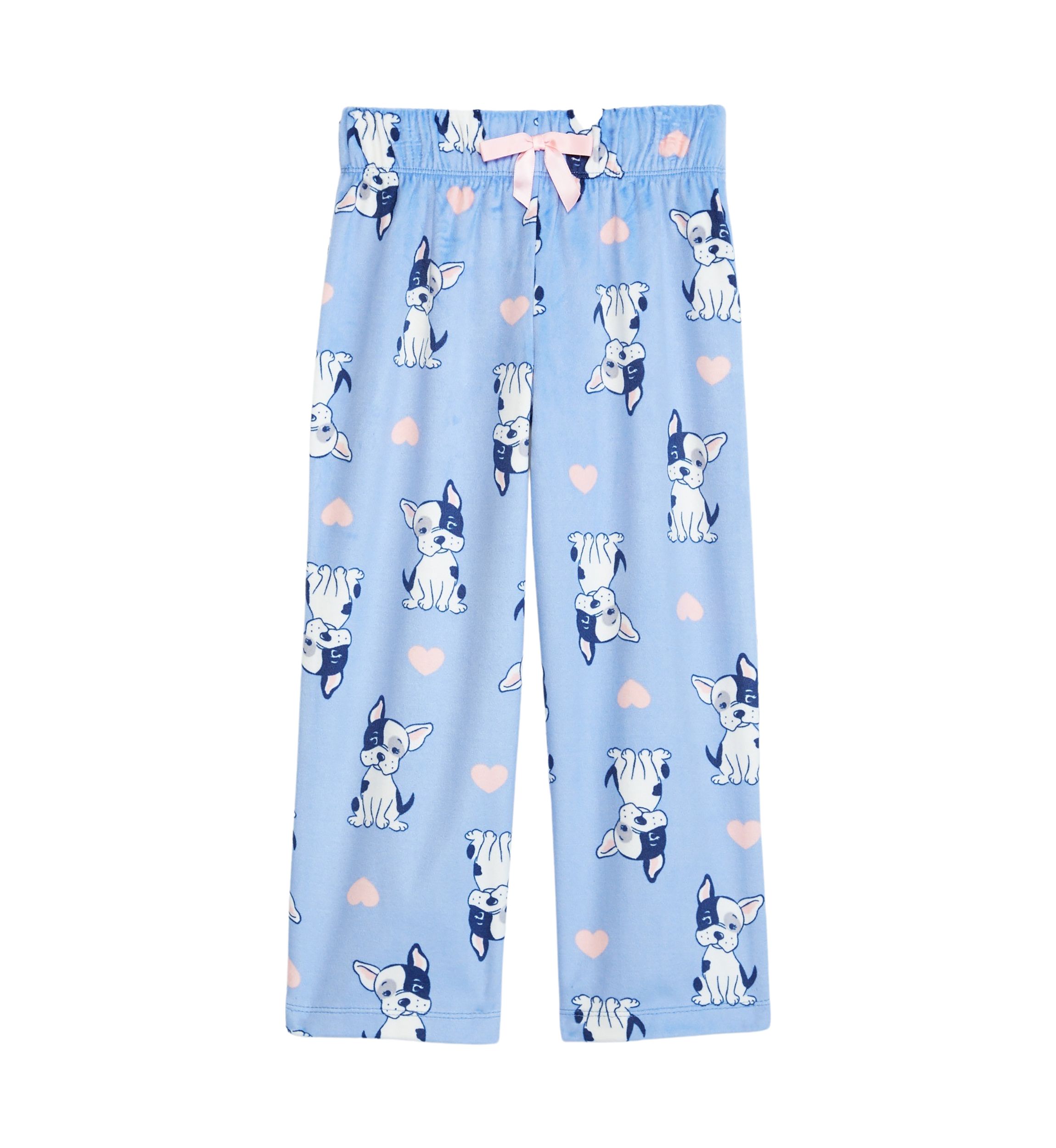 Girls Puppy Printed Pajama Pants