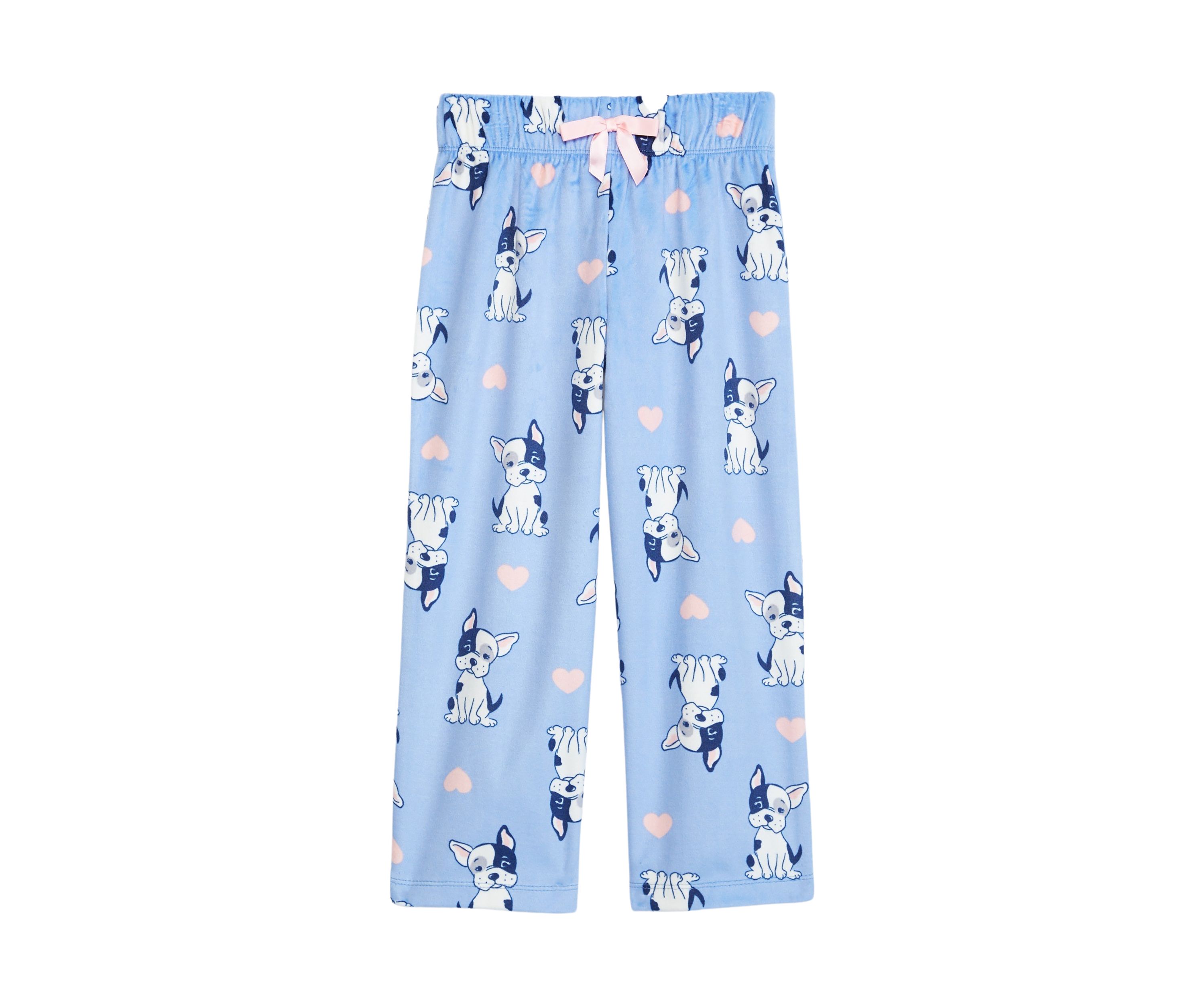 Girls Puppy Printed Pajama Pants