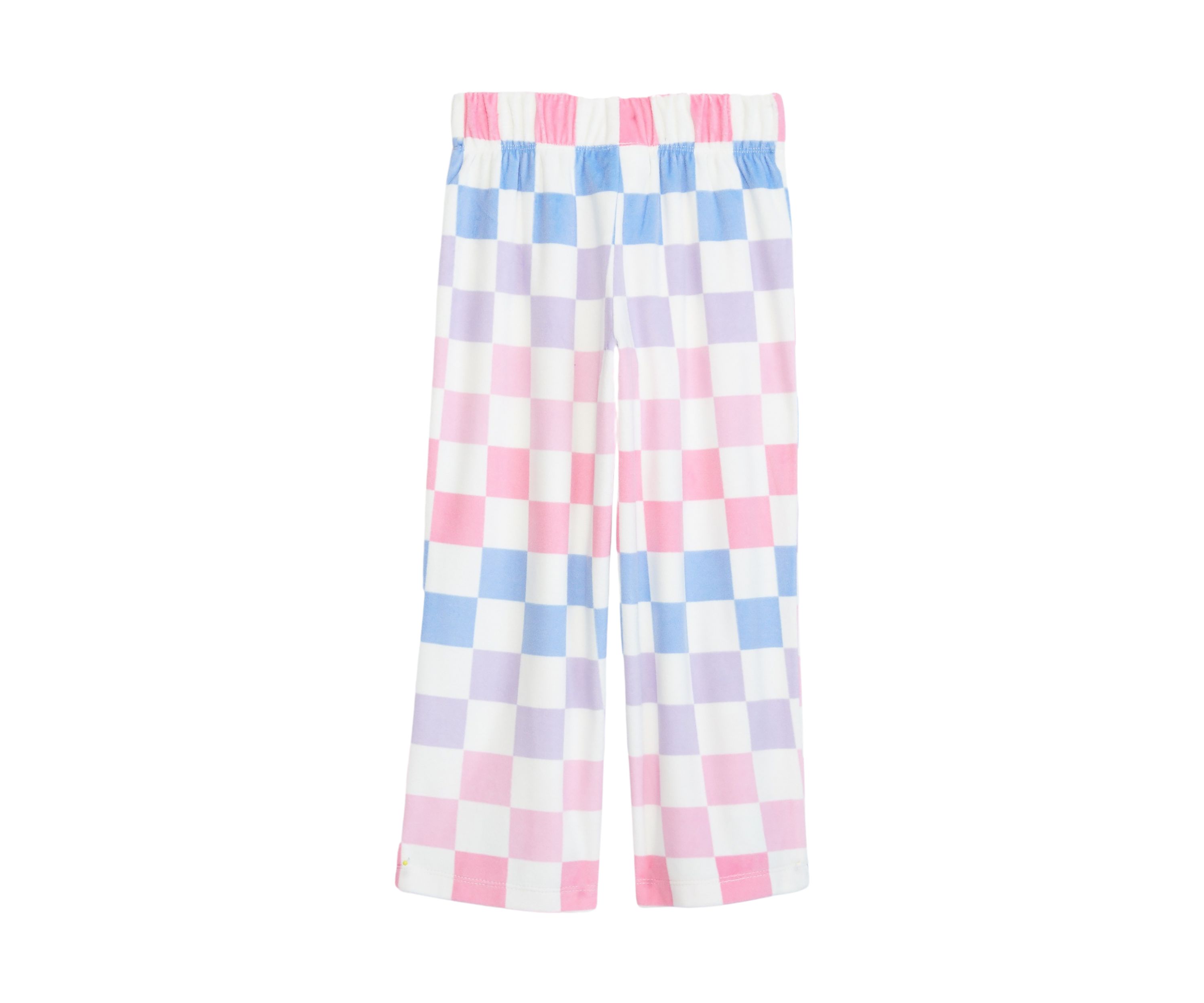 Girls Multi Check Printed Pajama Pants