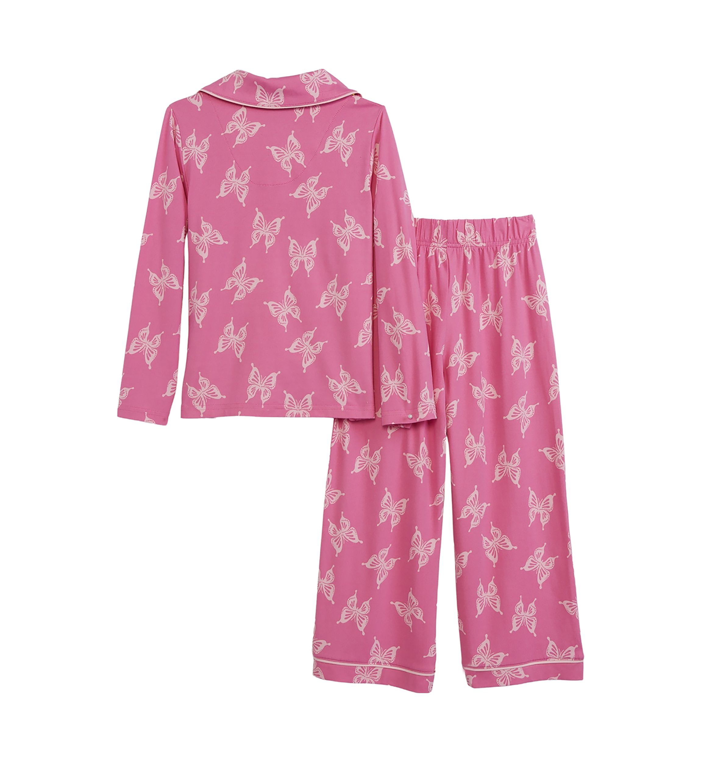 Girls 4-6x Butterflies Pajama Set