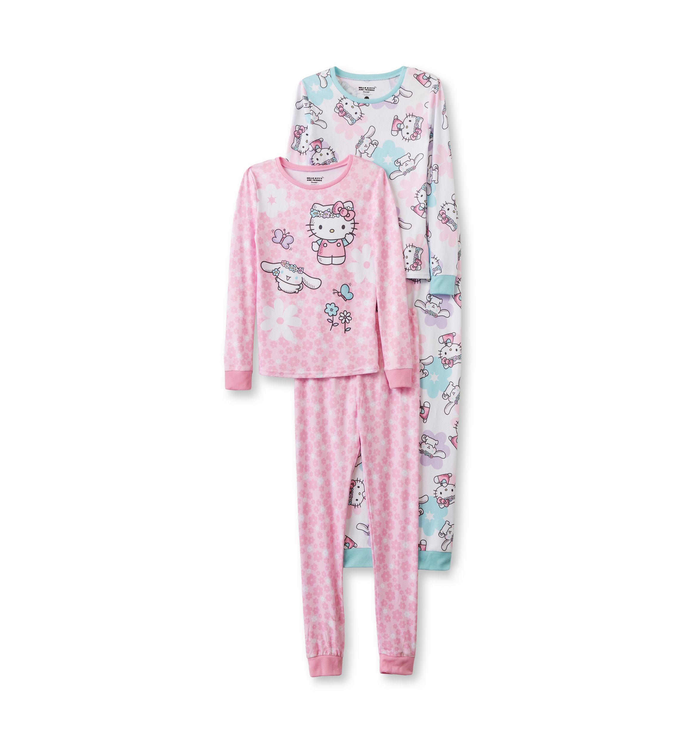 Girls 4-10 Hello Kitty 4 Pc Set