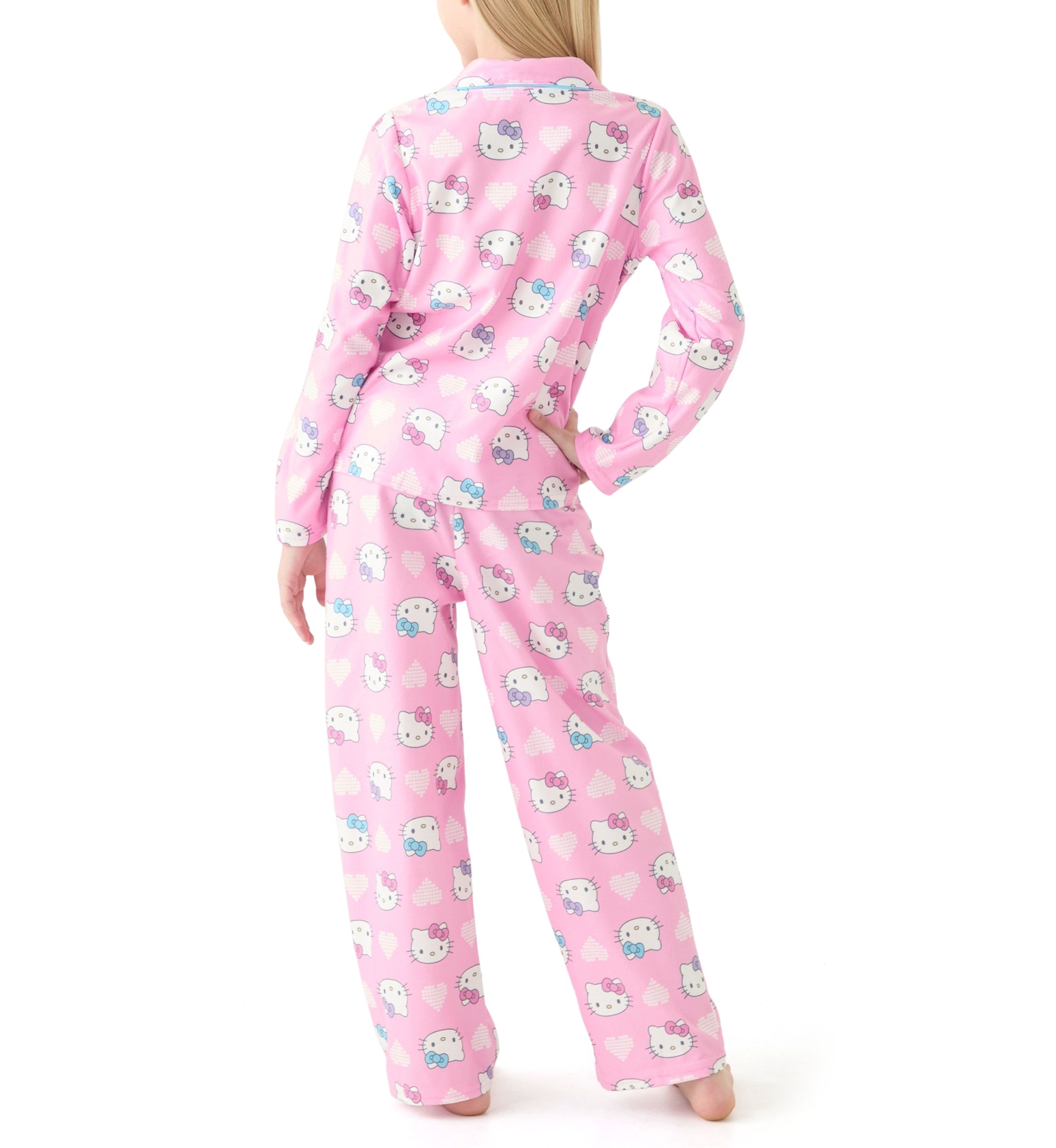 Girls 4-10 Hello Kitty Coat Pajama Set