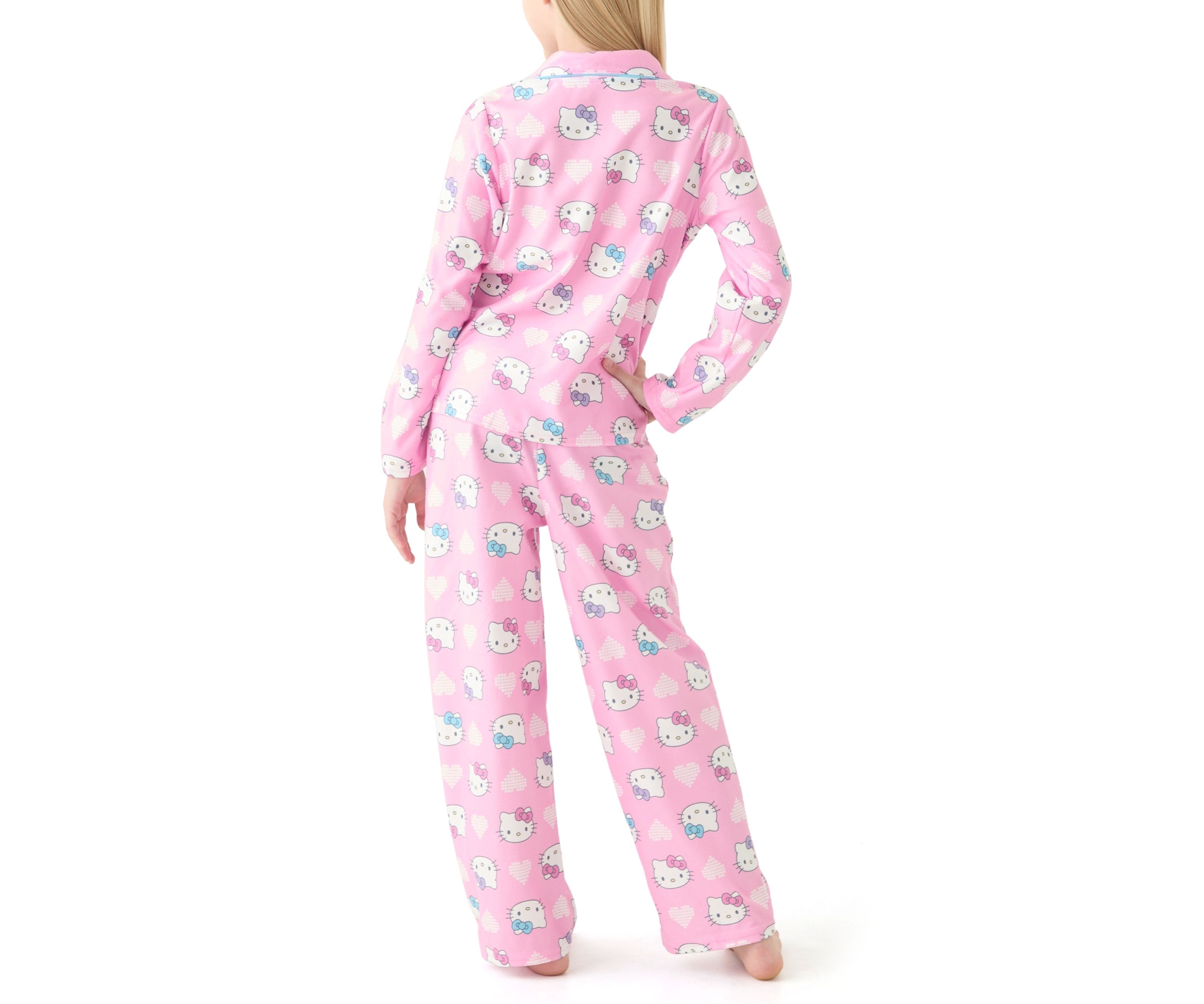 Girls 4-10 Hello Kitty Coat Pajama Set