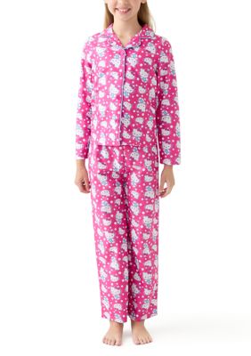 Komar Kids Girls 4-6x Hello Kitty Sleep Set, Pink