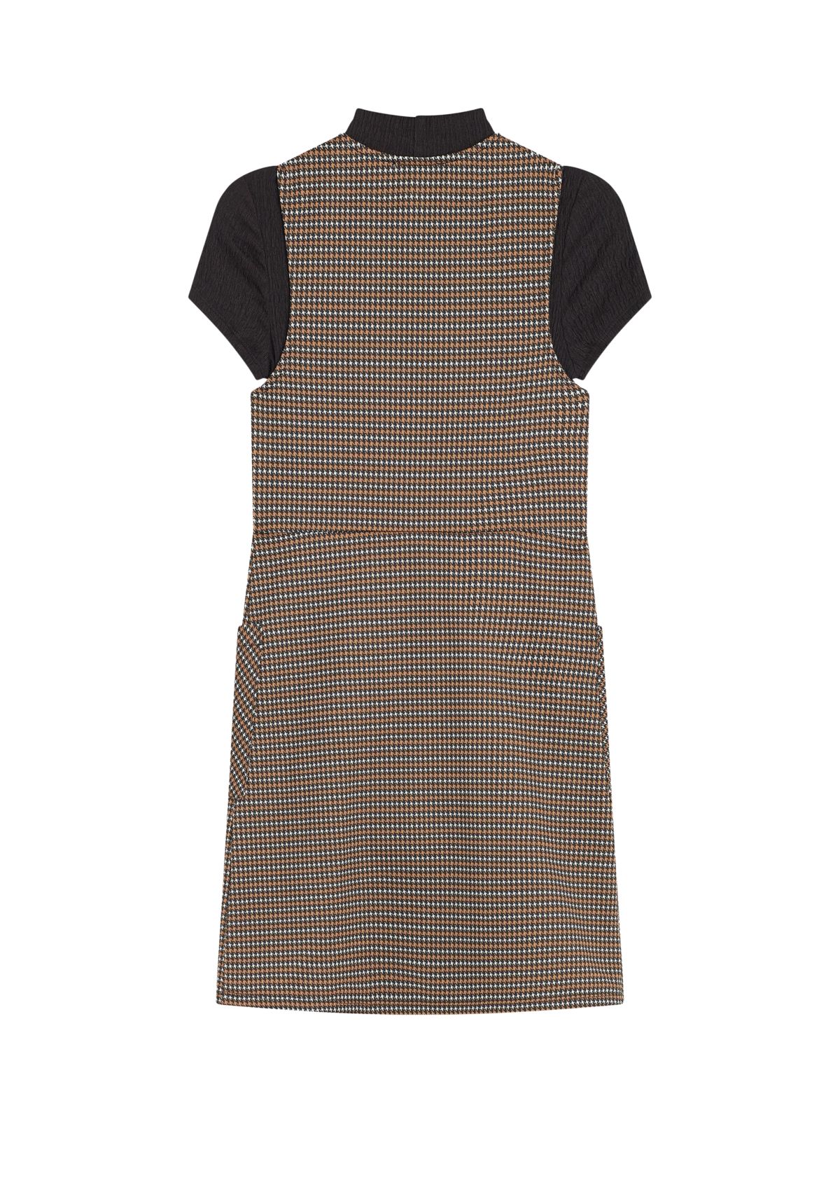 Girls 7-16 Plaid Bodysuit and Jumper Dress Set