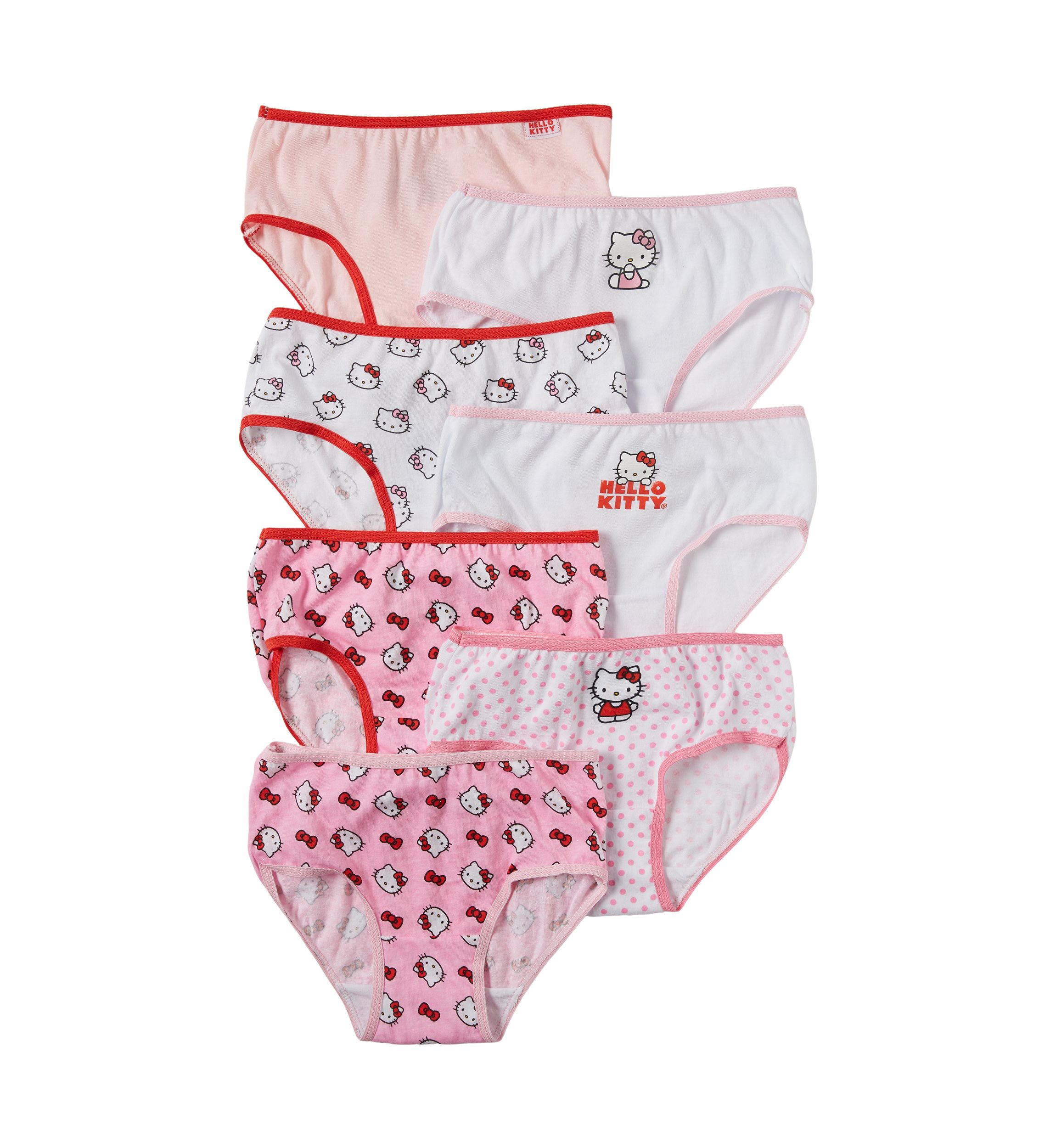 Girls 4-8 Hello Kitty Underwear - 7 Pack
