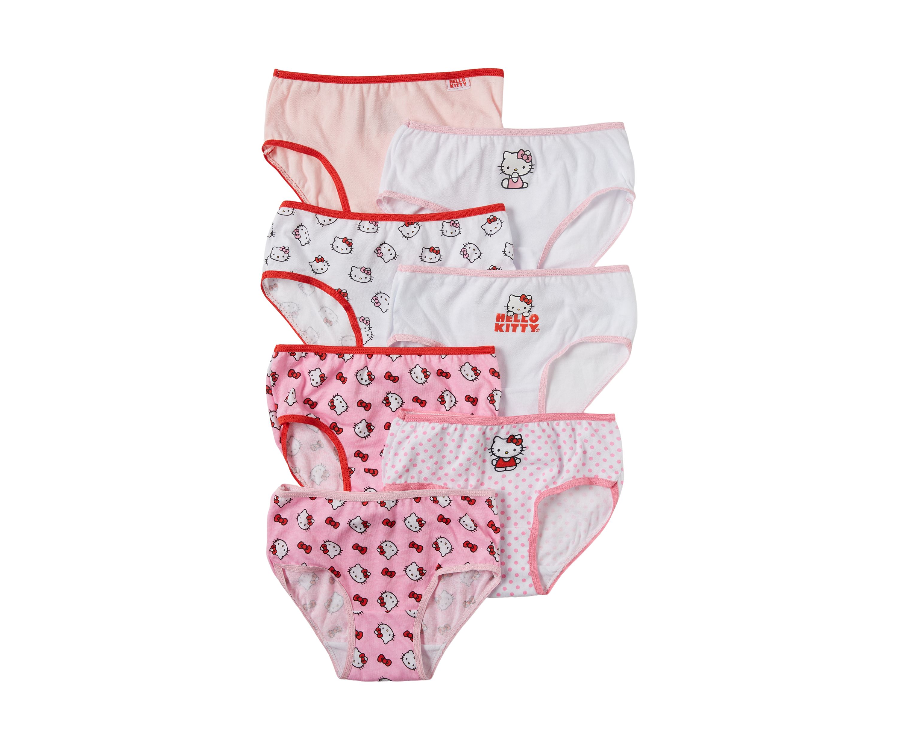 Girls 4-8 Hello Kitty Underwear - 7 Pack