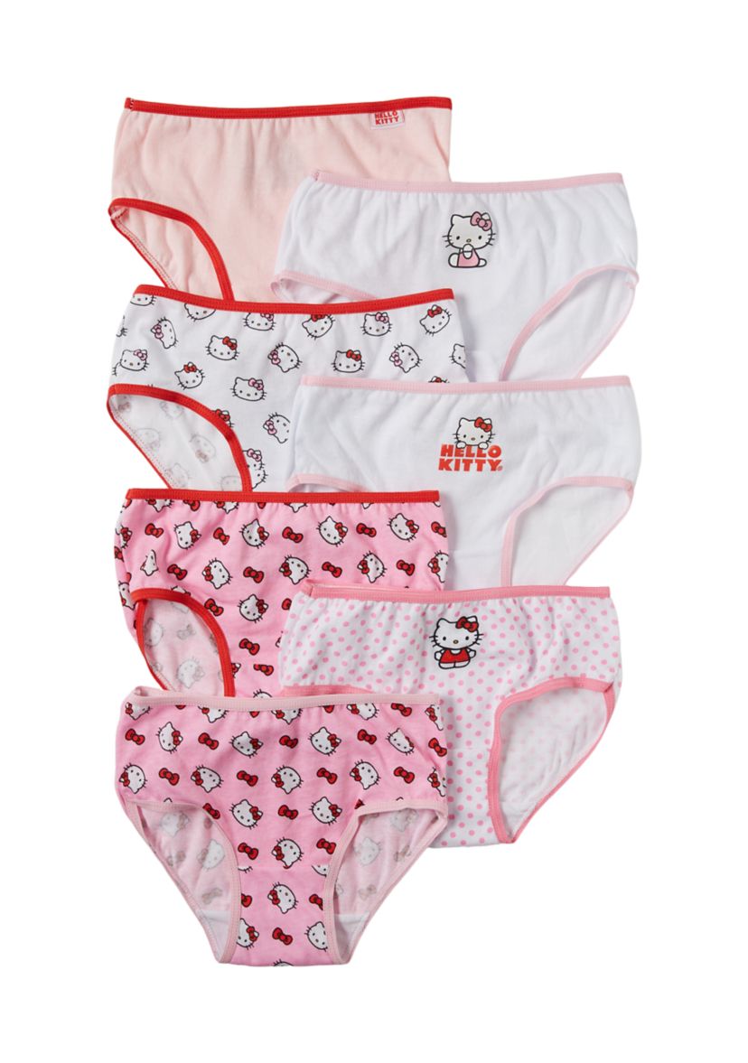 Girls 4-8 Hello Kitty Underwear - 7 Pack