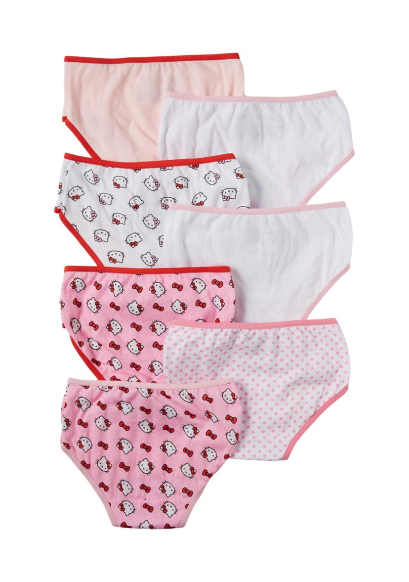 Girls 4-8 Hello Kitty Underwear - 7 Pack