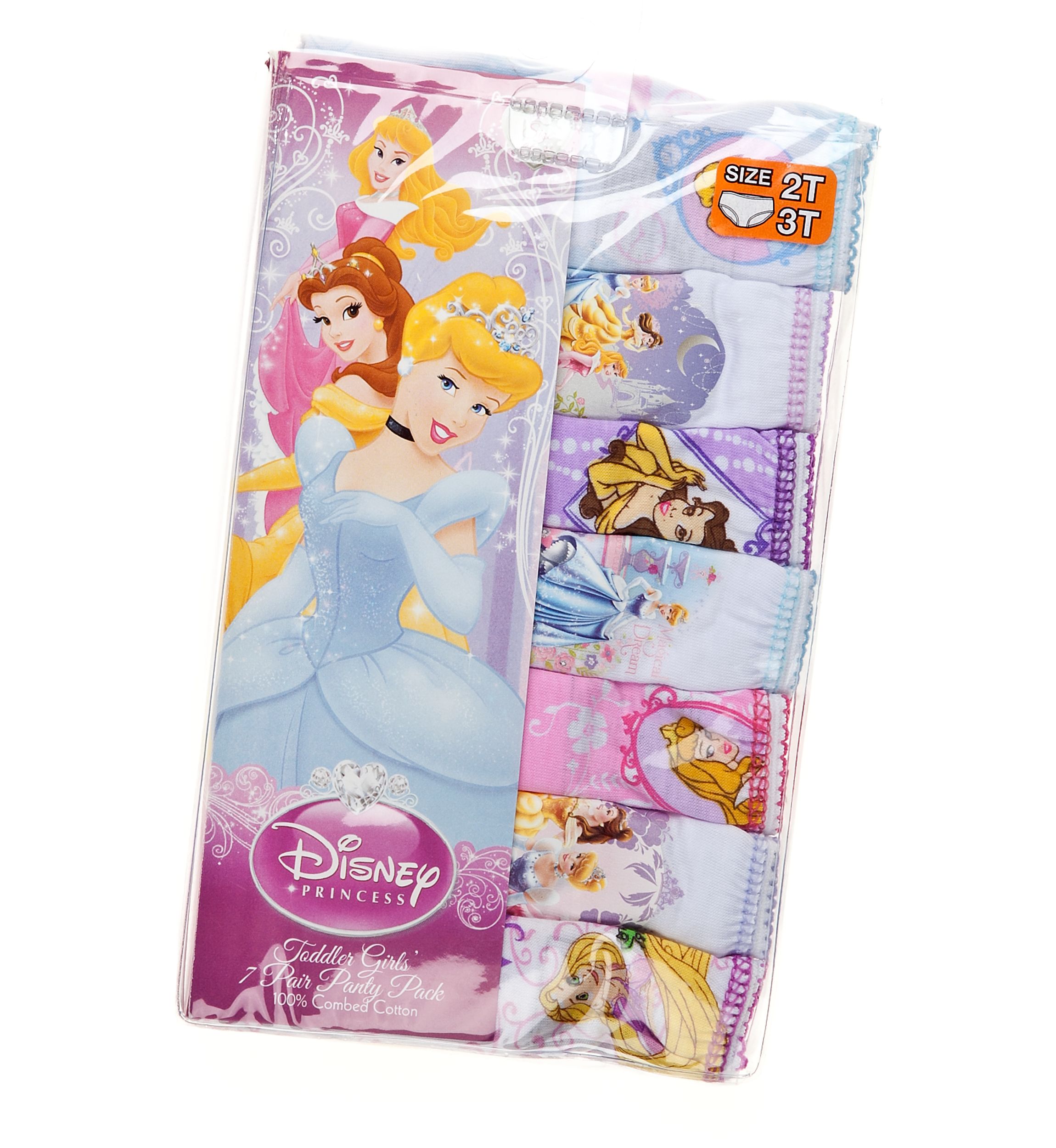7-Pack Princess Panty Girls 4-8