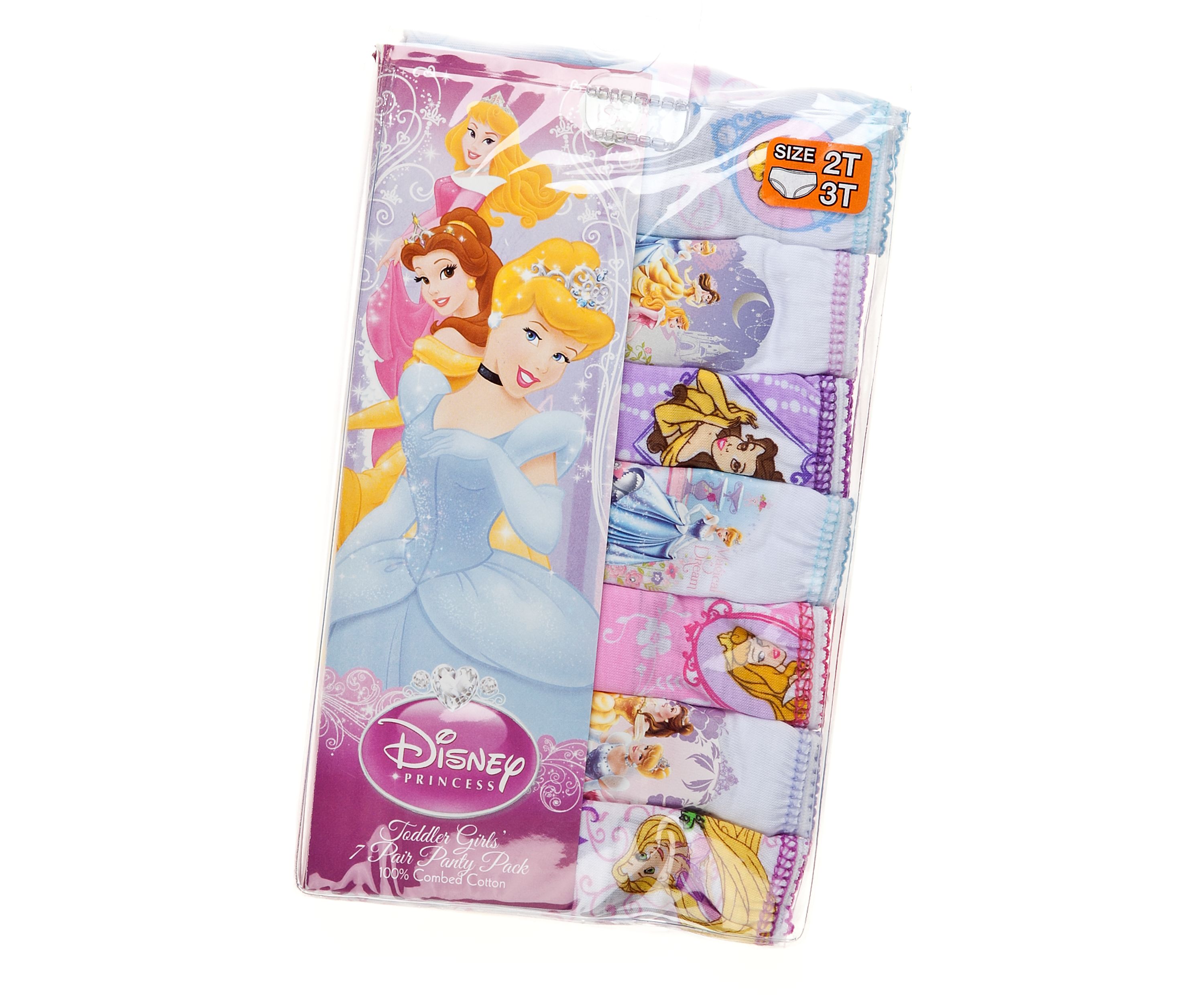 7-Pack Princess Panty Girls 4-8