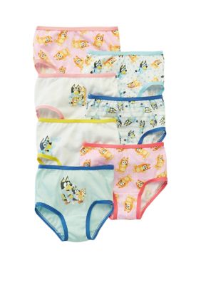 Disney Little Girls Princess 7 Pack Brief Panty