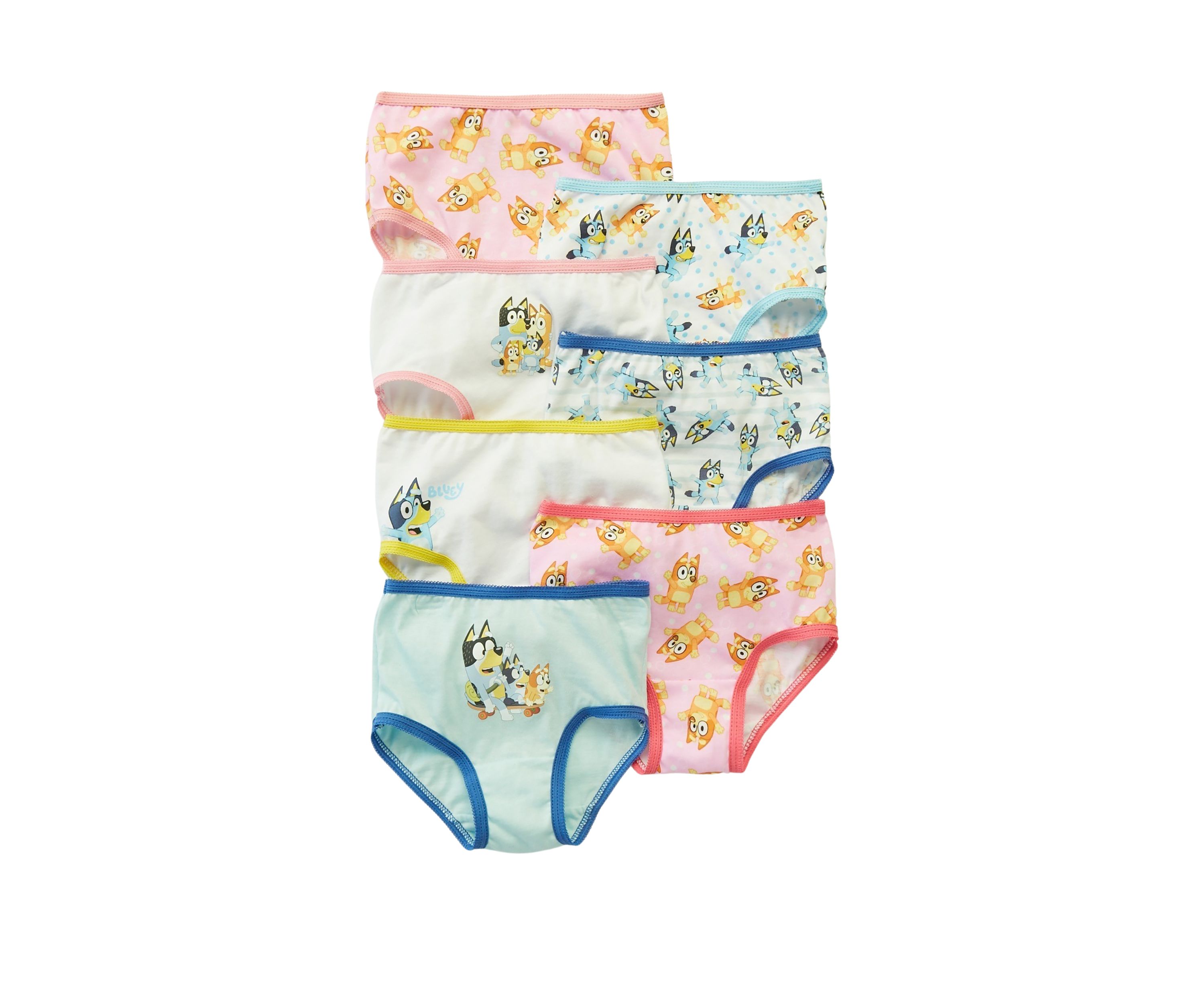 Toddler Girls 7 Pack Bluey Underwear 