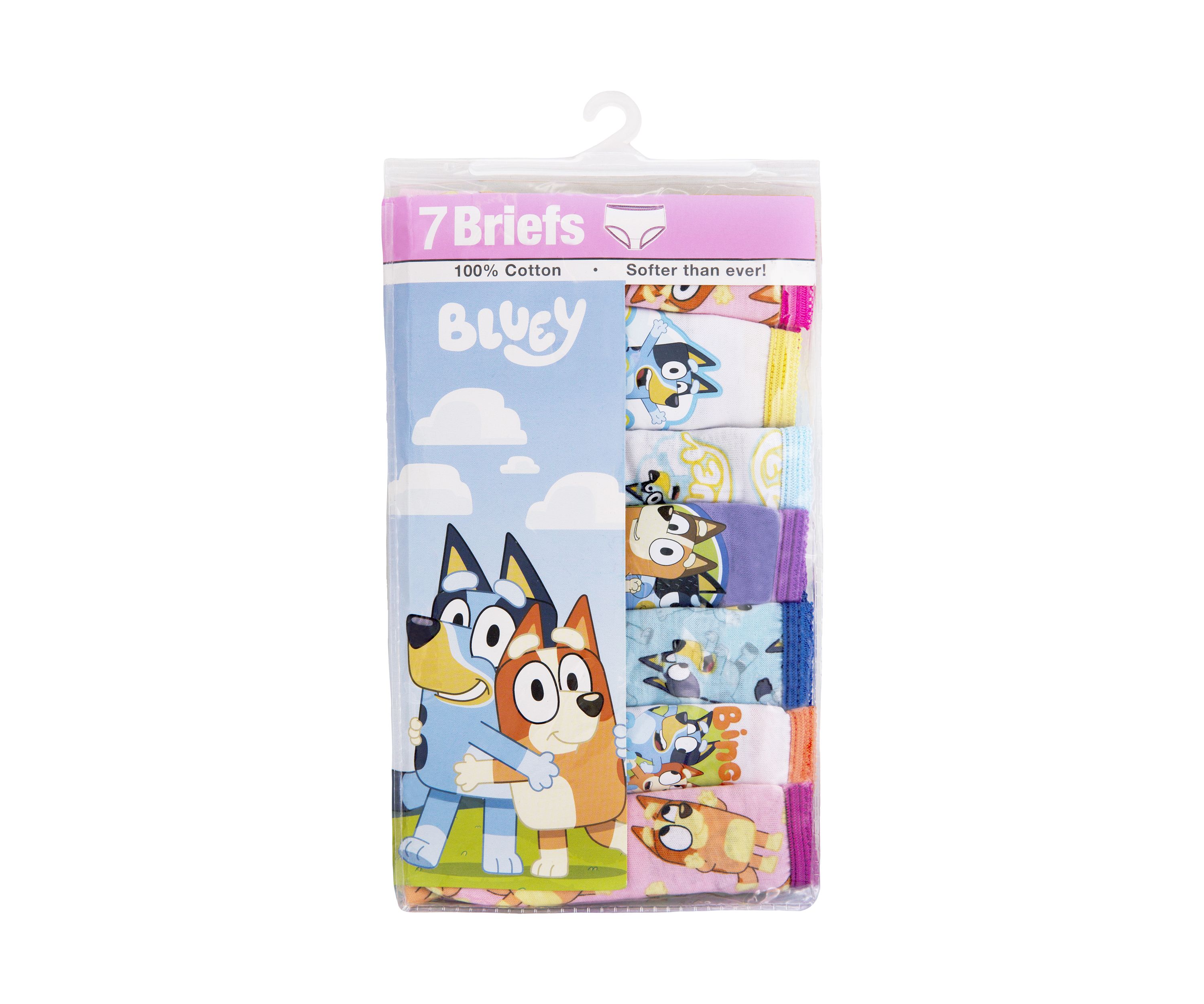 Toddler Girls 7 Pack Bluey Underwear 