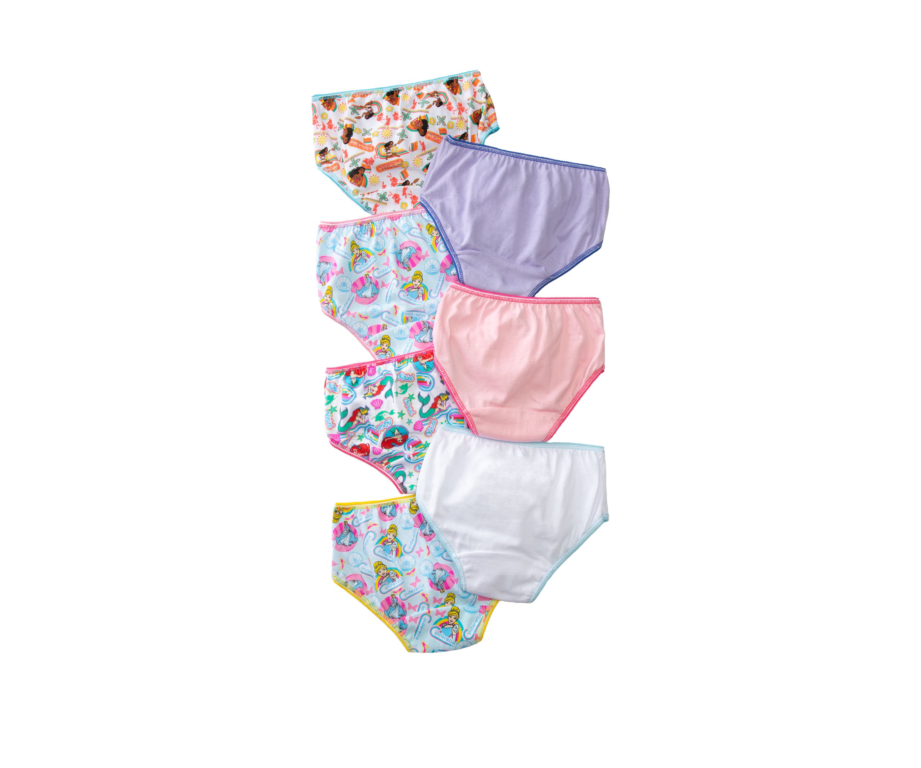 Toddler Girls Set of 7 Printed Panties