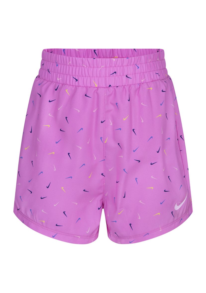 Girls 4-6x Swoosh Confetti Shorts
