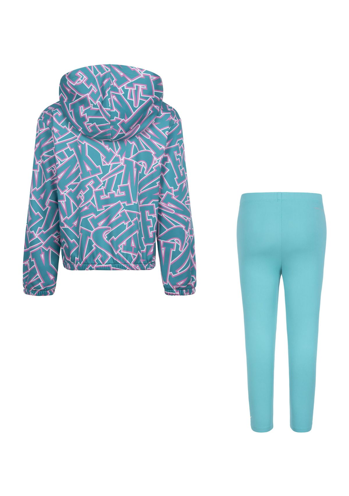 Girls 4-6x Zip Up Hoodie and Leggings Set