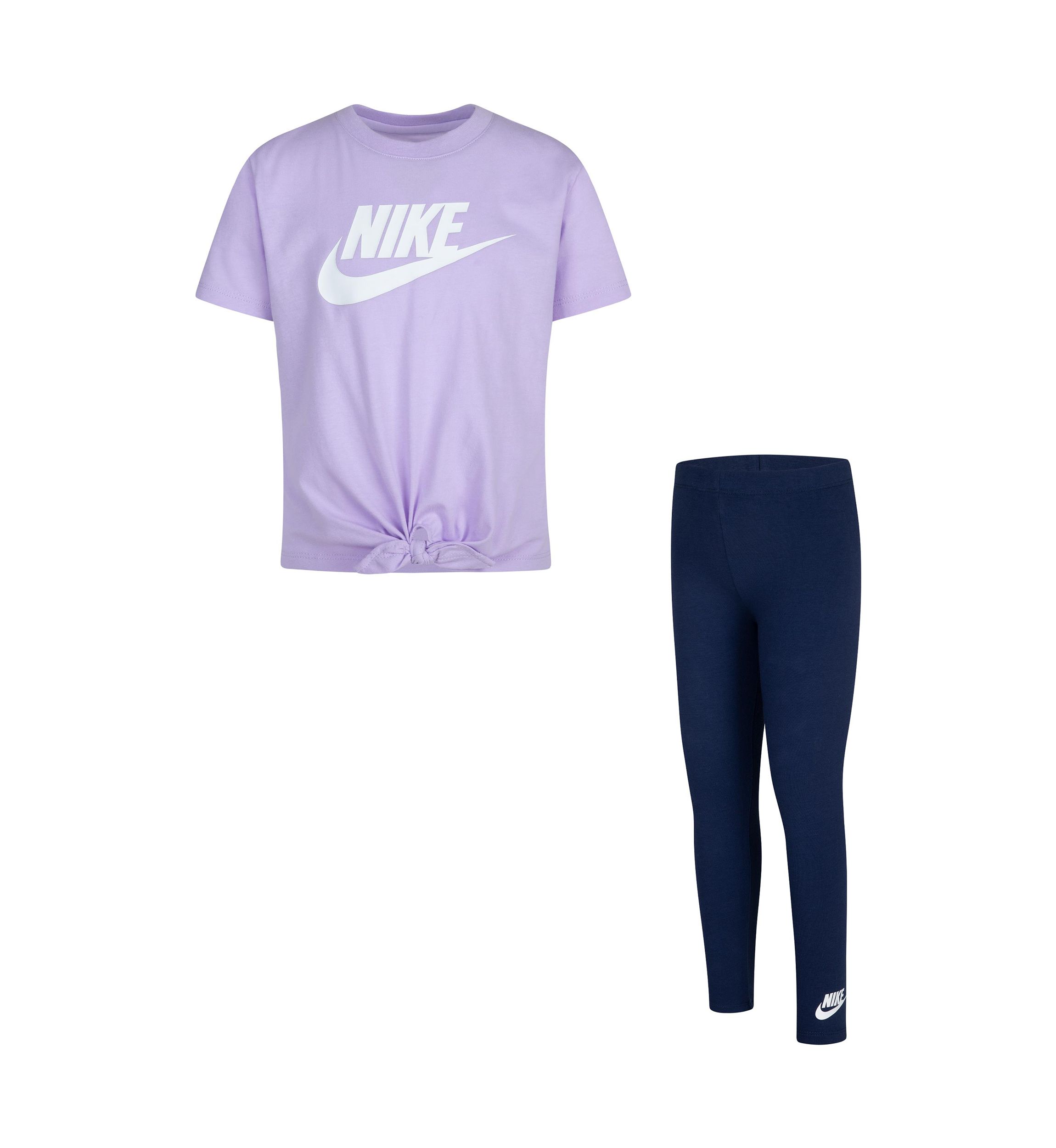 Girls 4-6x Tie Front Graphic T-Shirt and Leggings Set