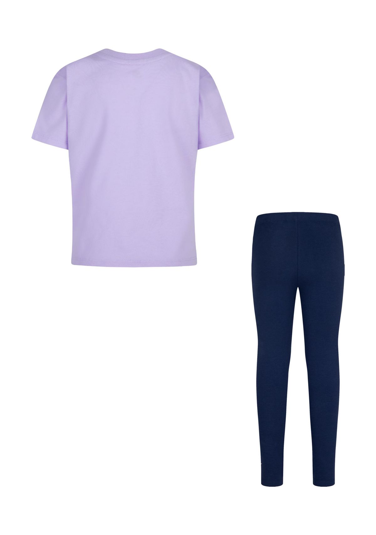 Girls 4-6x Tie Front Graphic T-Shirt and Leggings Set