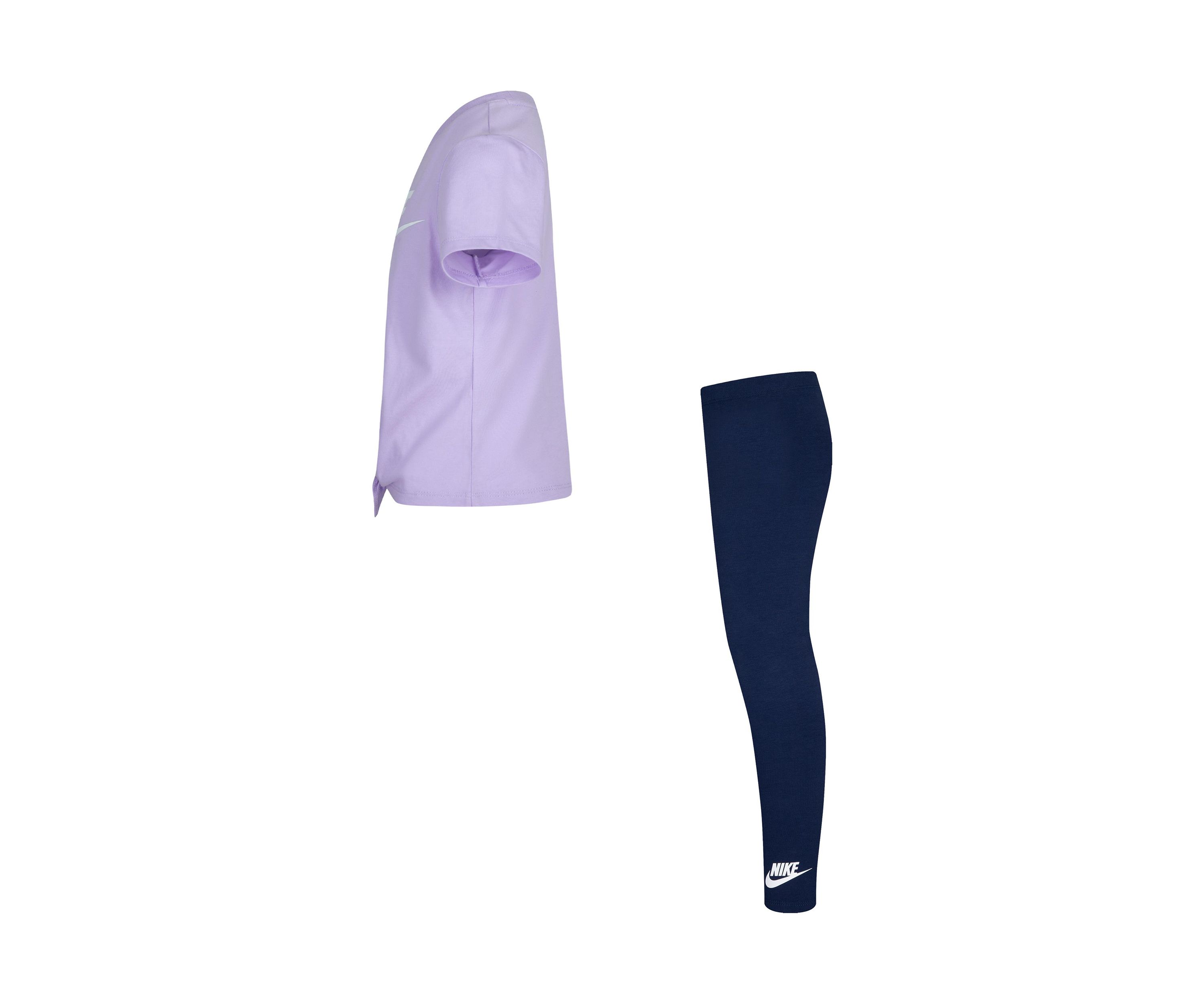 Girls 4-6x Tie Front Graphic T-Shirt and Leggings Set