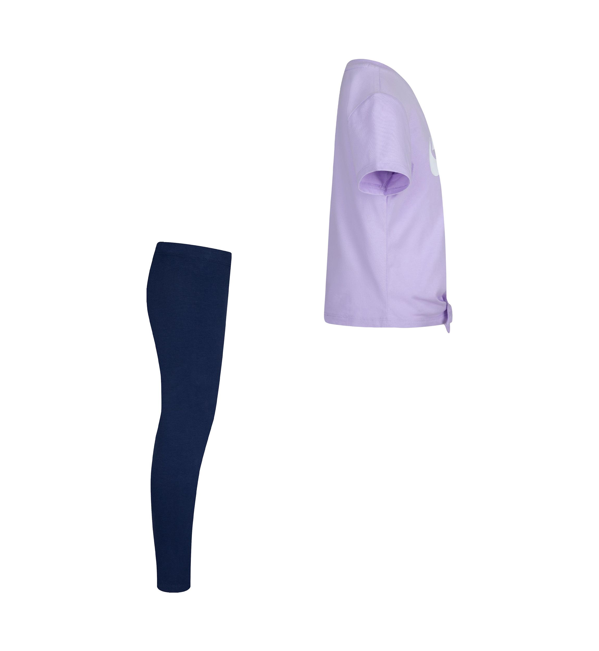 Girls 4-6x Tie Front Graphic T-Shirt and Leggings Set