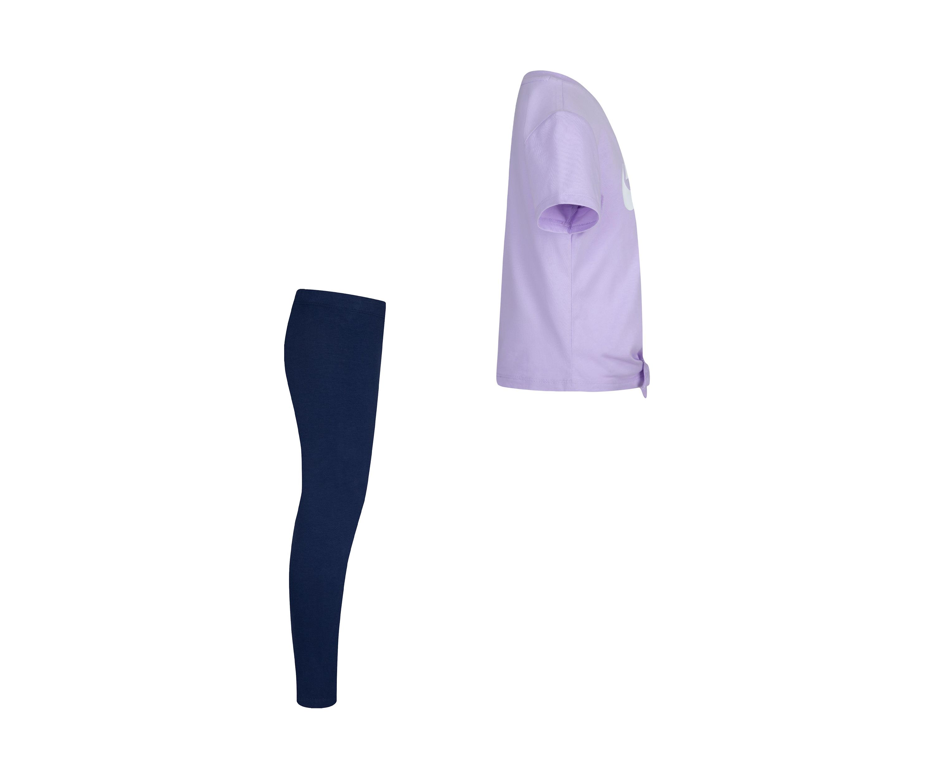 Girls 4-6x Tie Front Graphic T-Shirt and Leggings Set