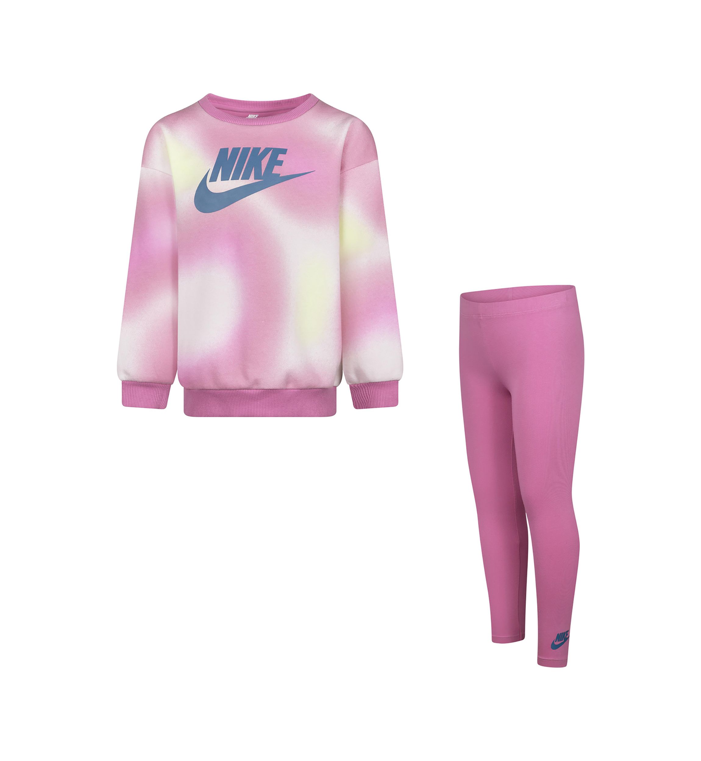 Girls 4-6x Printed Fleece Sweatshirt and Leggings Set