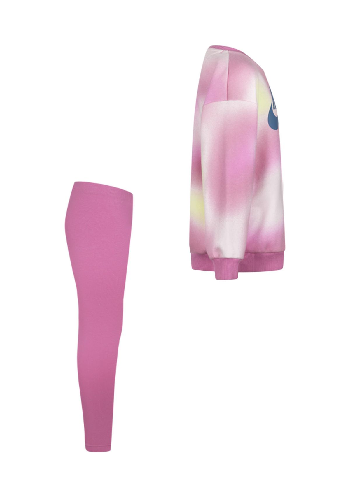 Girls 4-6x Printed Fleece Sweatshirt and Leggings Set