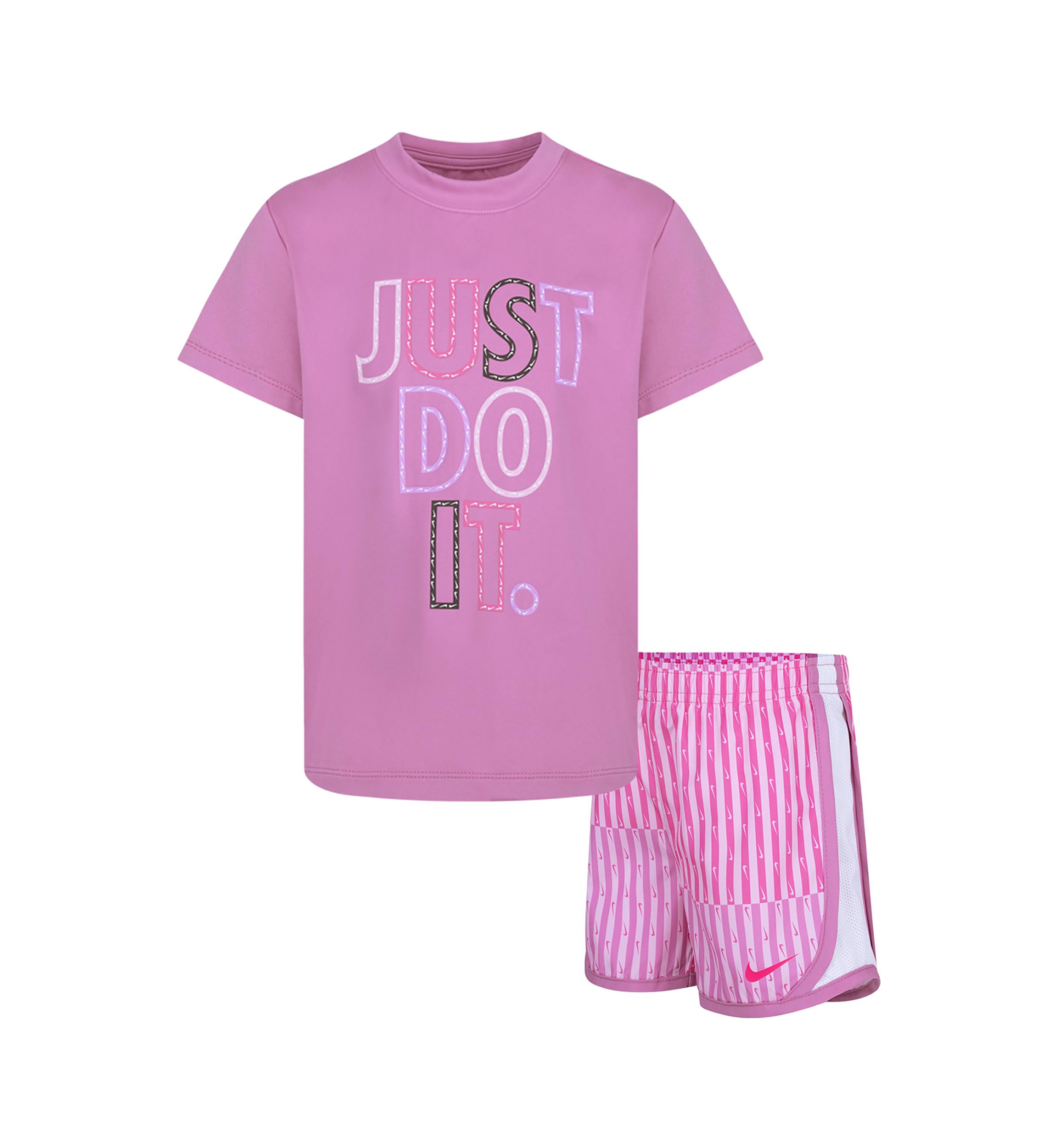 Girls 4-6x Just Do It Graphic T-Shirt and Printed Shorts Set