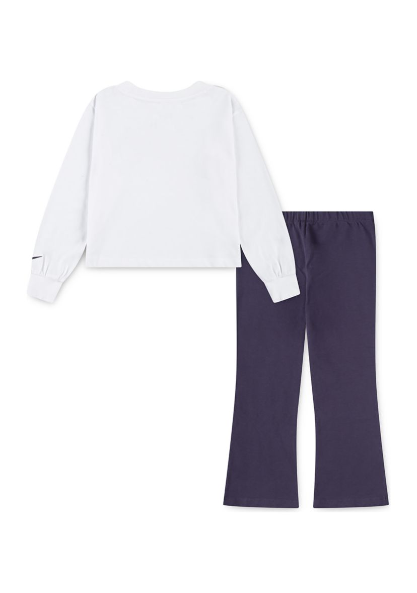 Girls 4-6x Graphic T-Shirt and Flare Pants