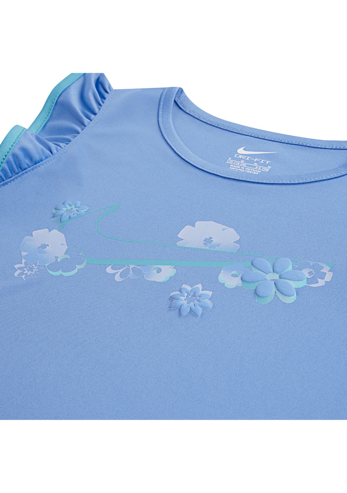 Girls 4-6x Ruffle Floral Graphic T-Shirt and Shorts Set