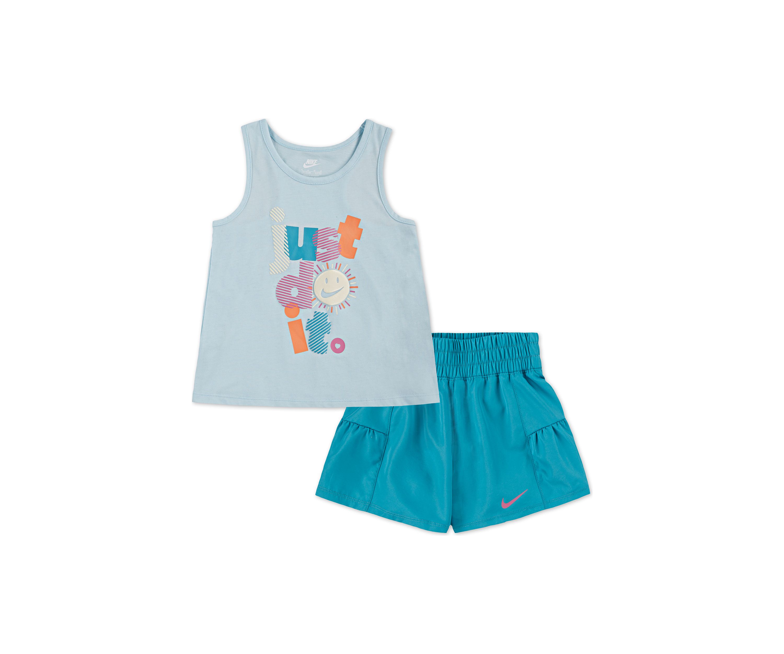Girls 4-6x Just Do It Tank Top and Shorts Set