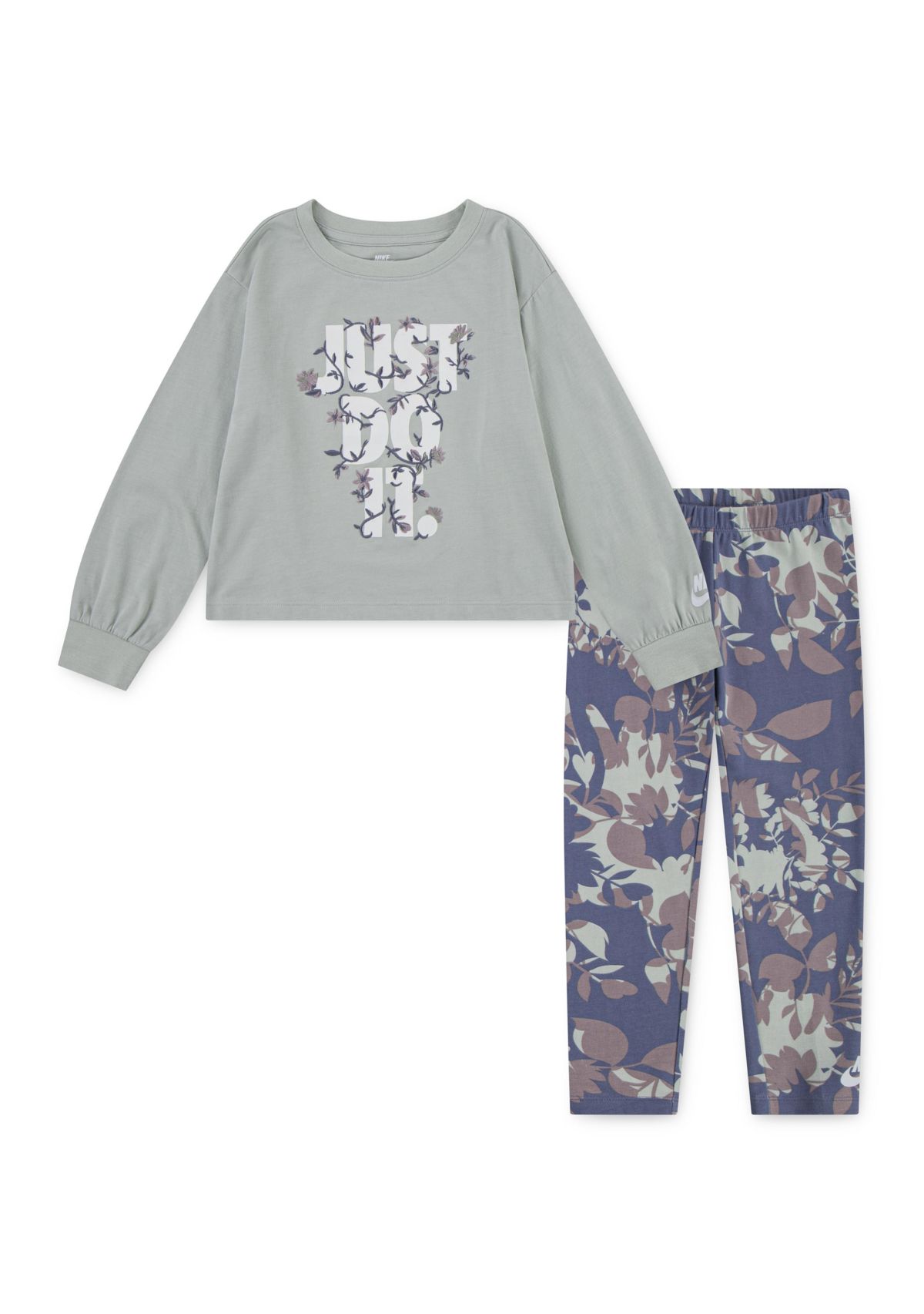 Girls 4-6x Graphic Sweatshirt and Printed Leggings Set