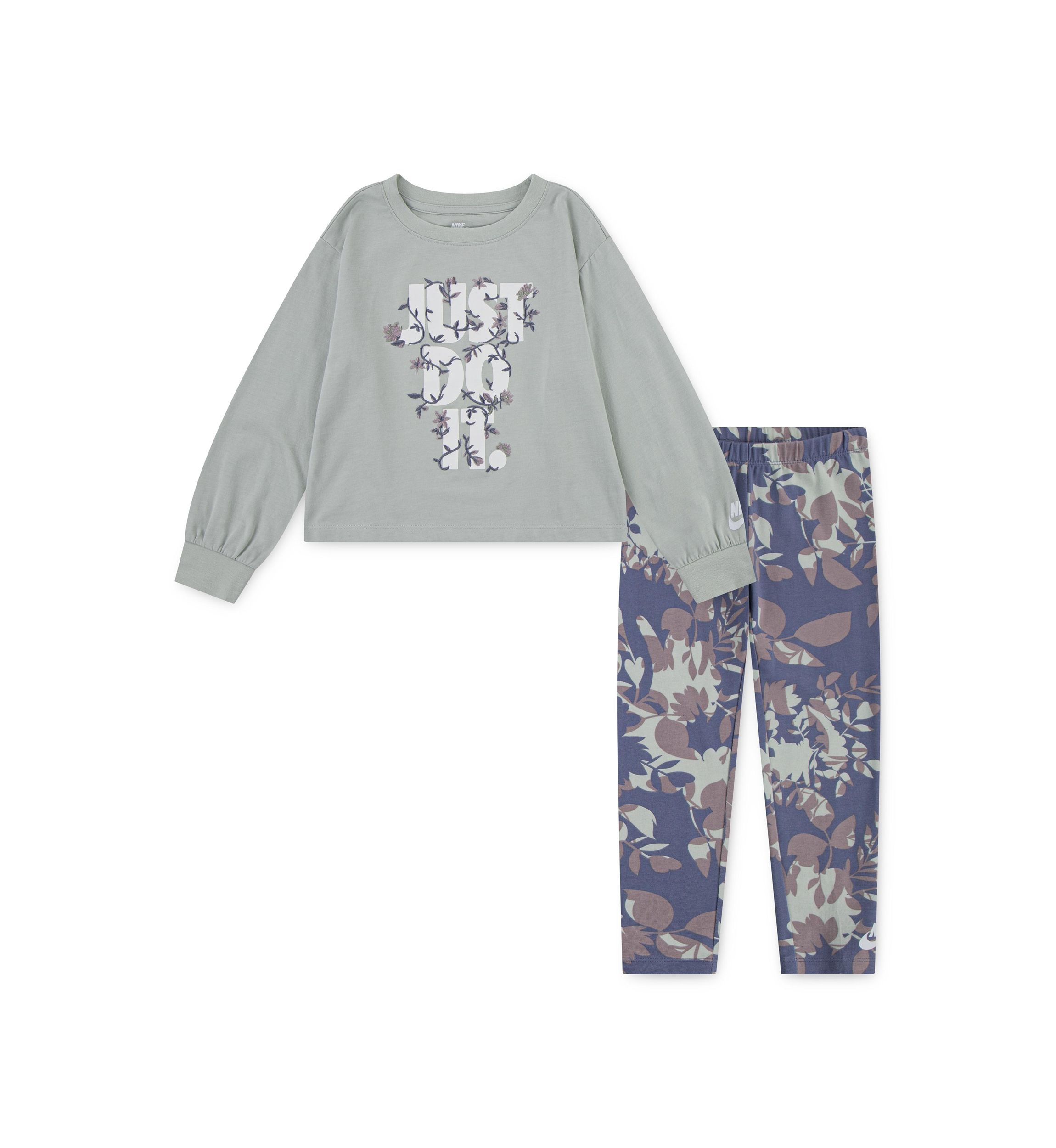 Girls 4-6x Graphic Sweatshirt and Printed Leggings Set