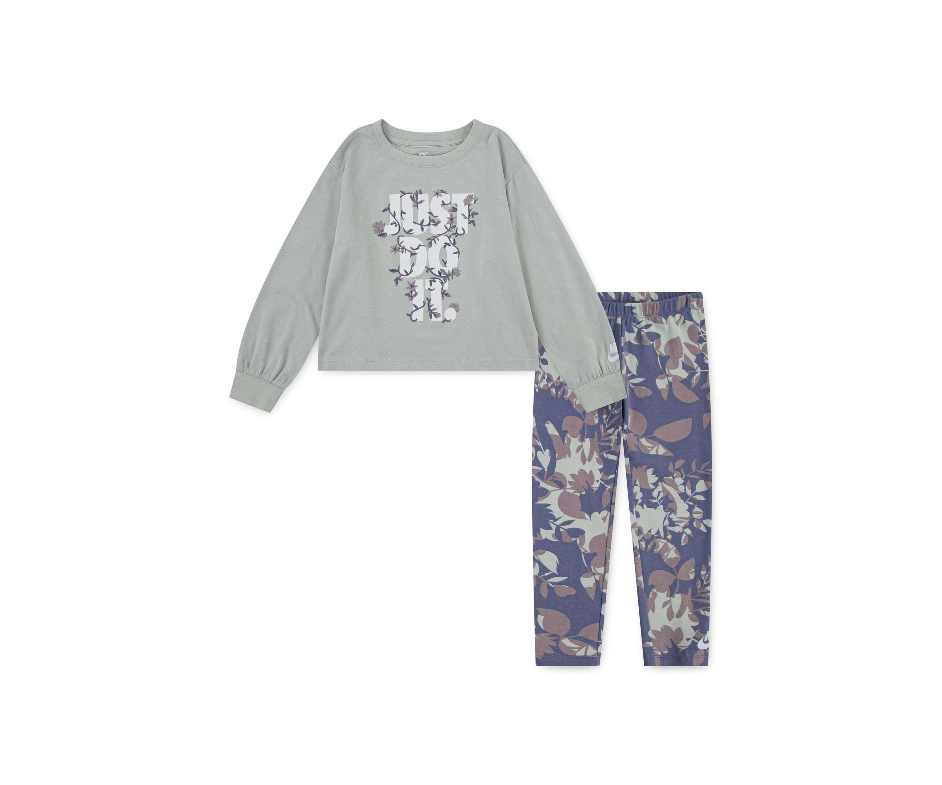 Girls 4-6x Graphic Sweatshirt and Printed Leggings Set