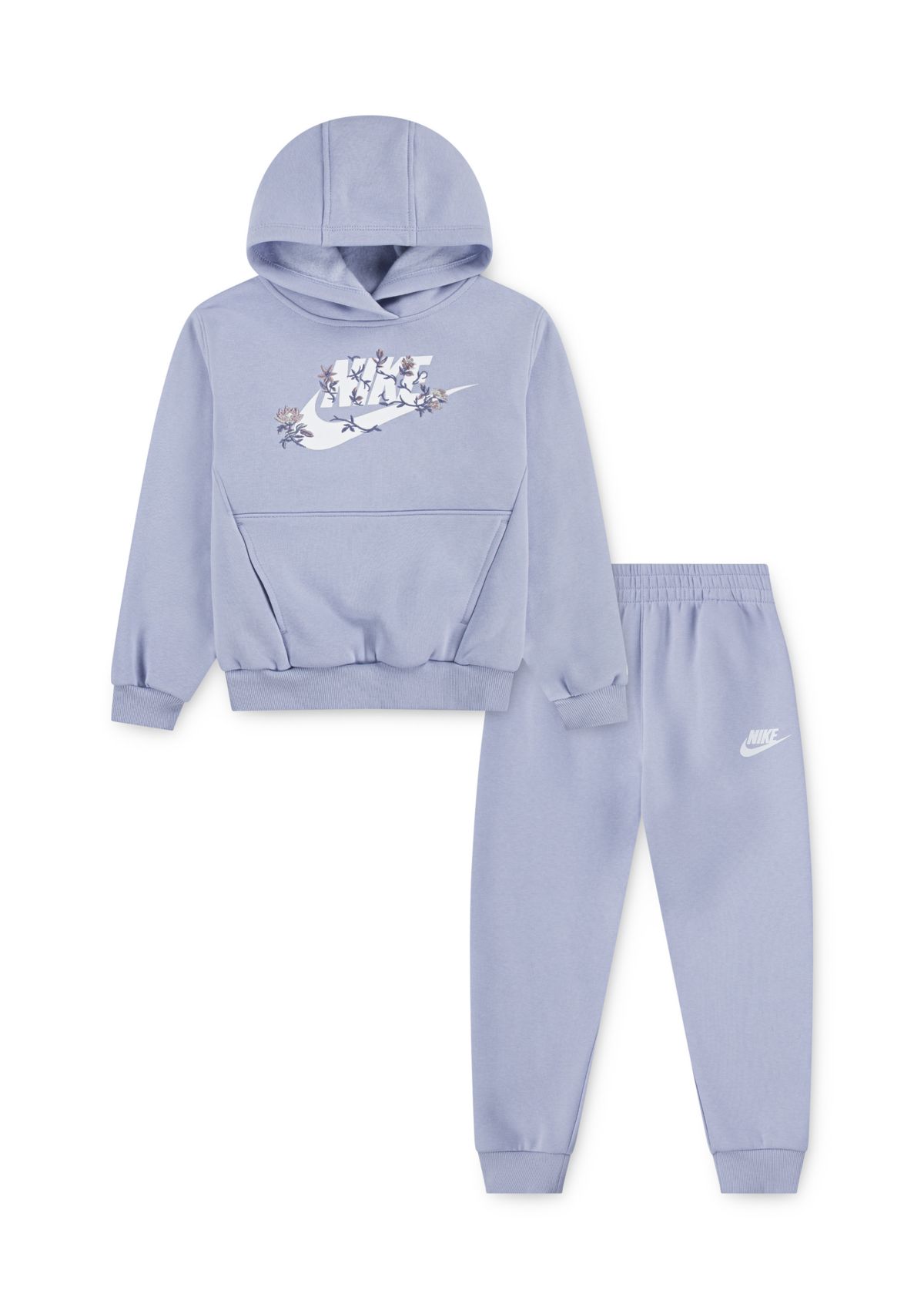 Girls 4-6x Embroidered Hoodie and Joggers Set