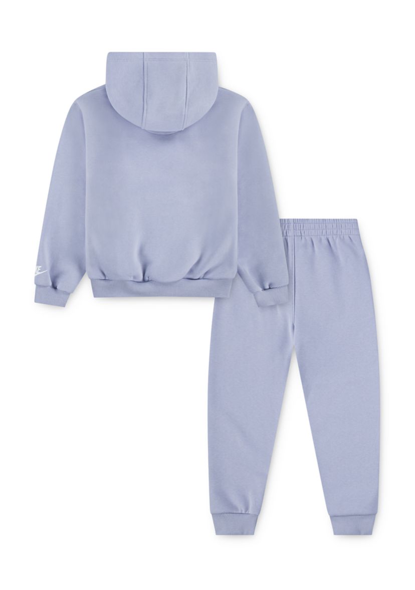 Girls 4-6x Embroidered Hoodie and Joggers Set