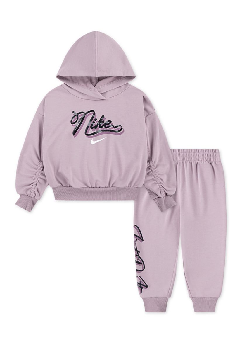 Girls 4-6x Ballet Graphic Hoodie and Joggers Set
