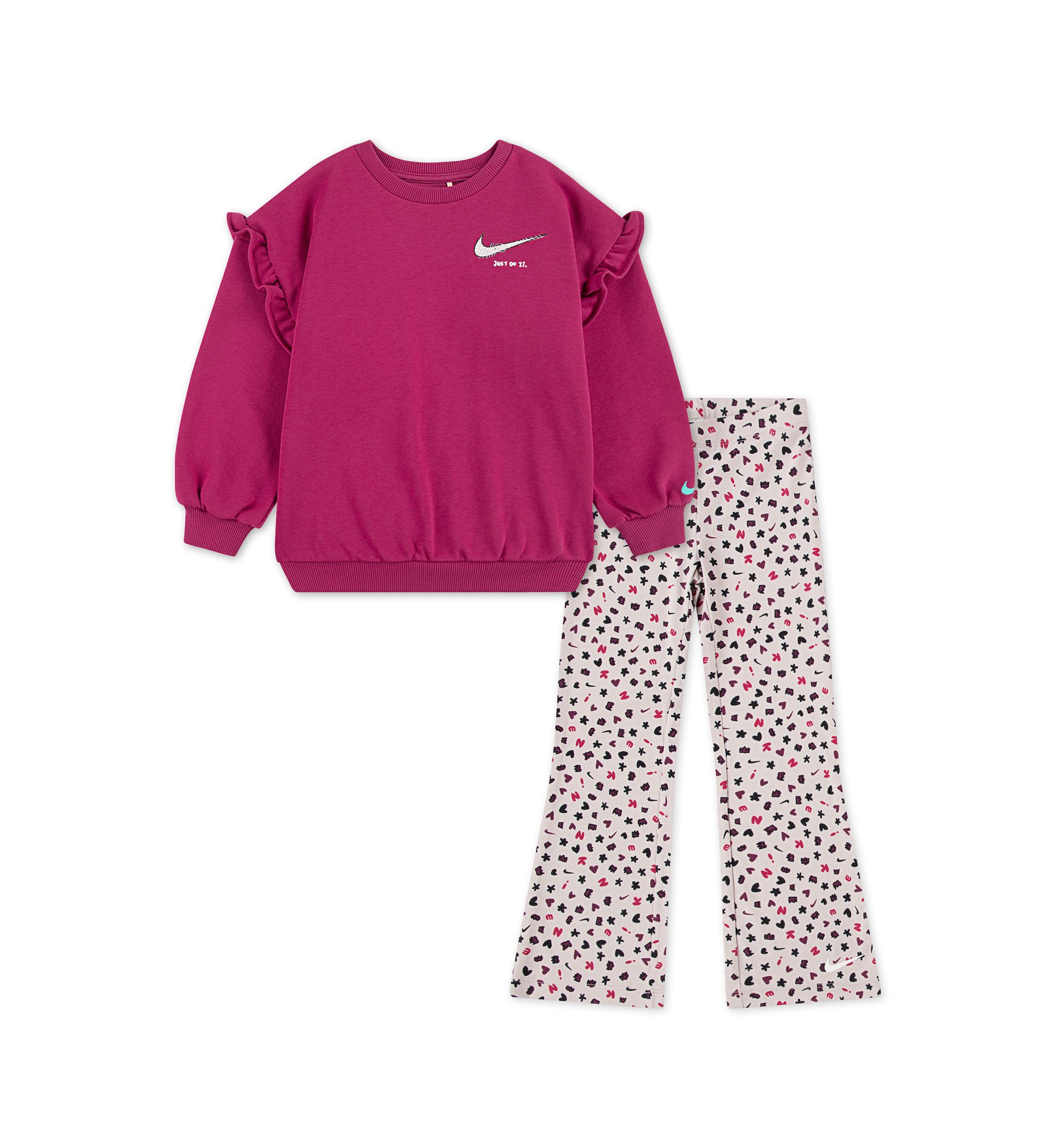 Girls 4-6x Sweatshirt and Flare Pants Set