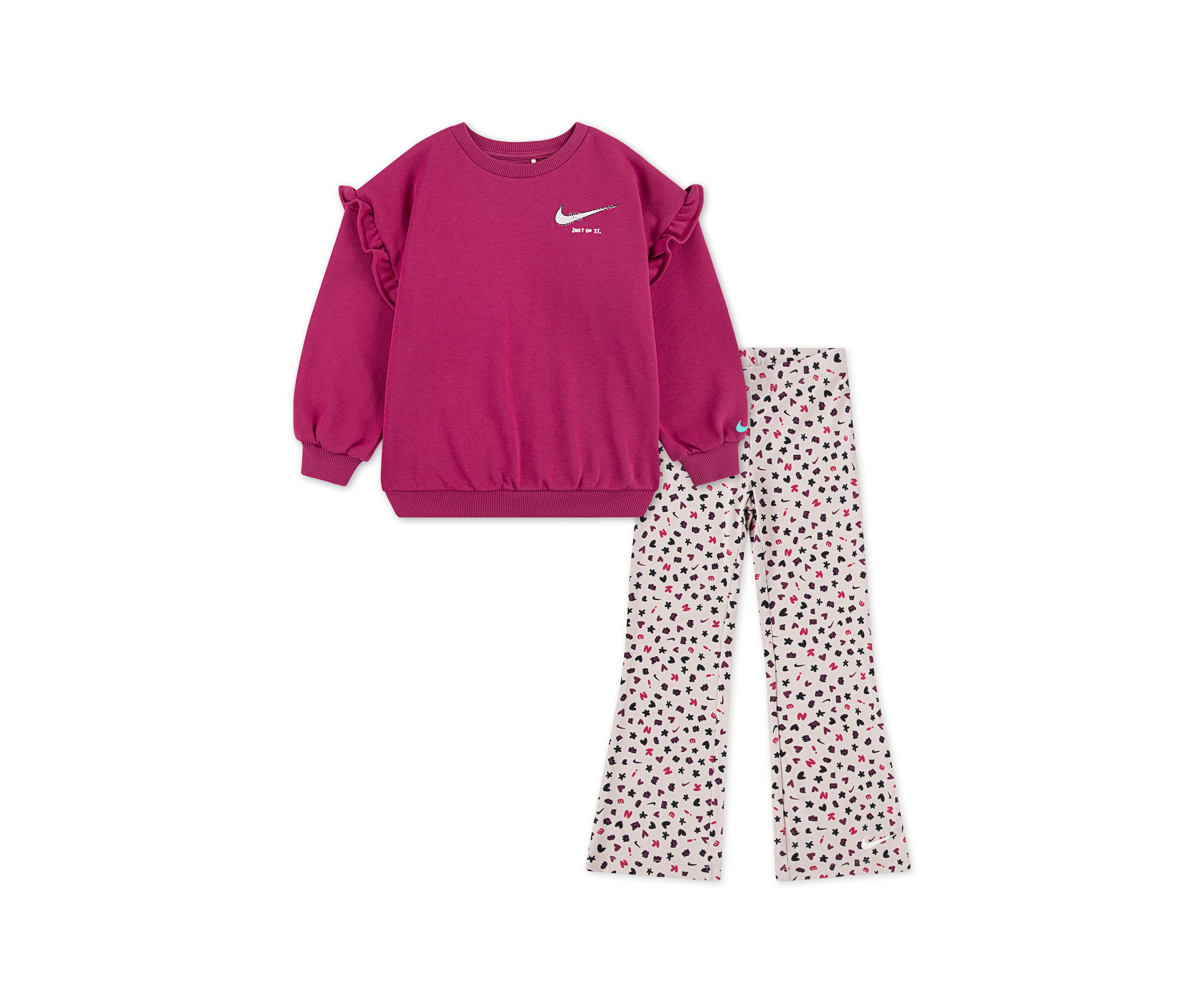 Girls 4-6x Sweatshirt and Flare Pants Set