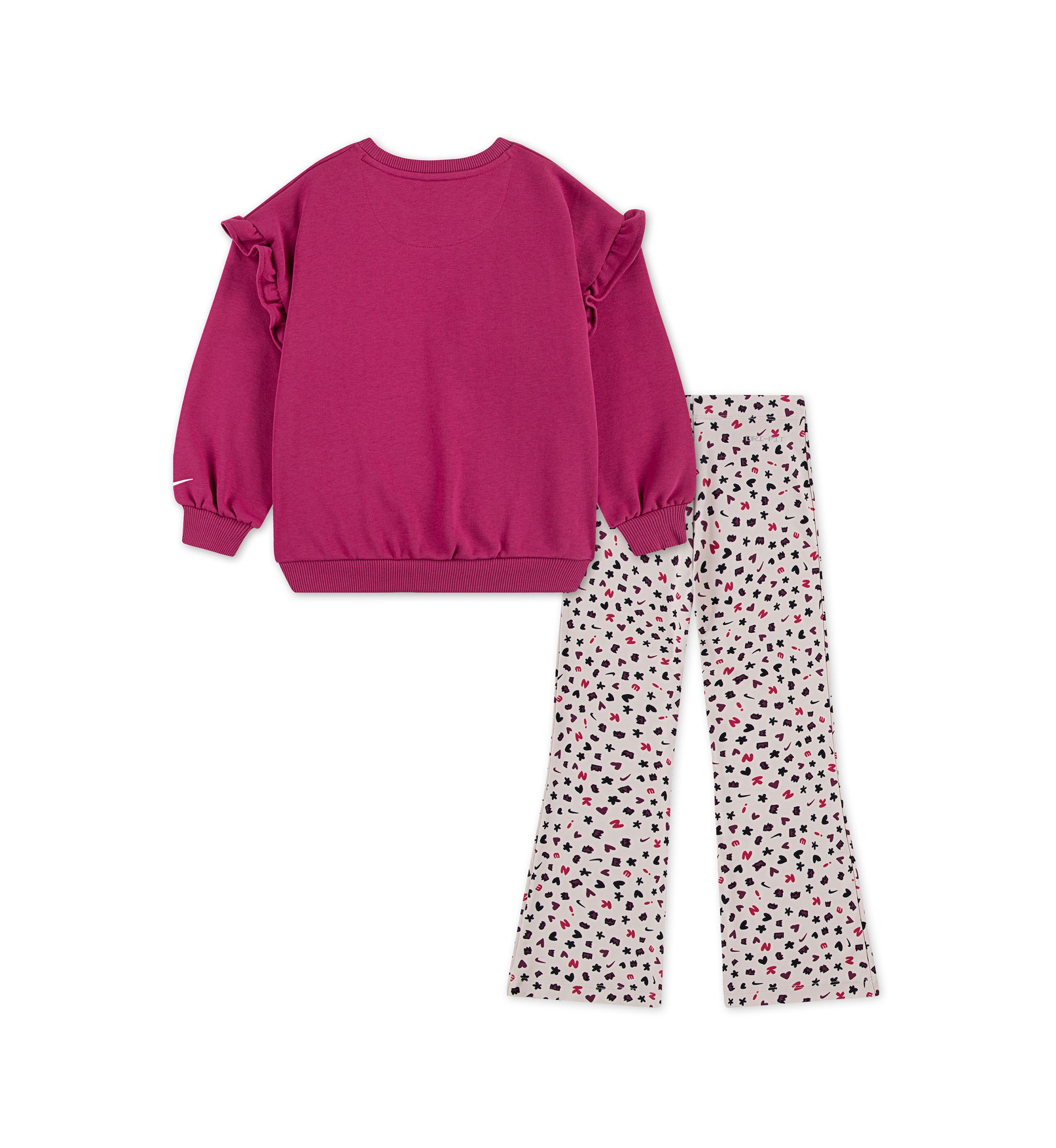 Girls 4-6x Sweatshirt and Flare Pants Set