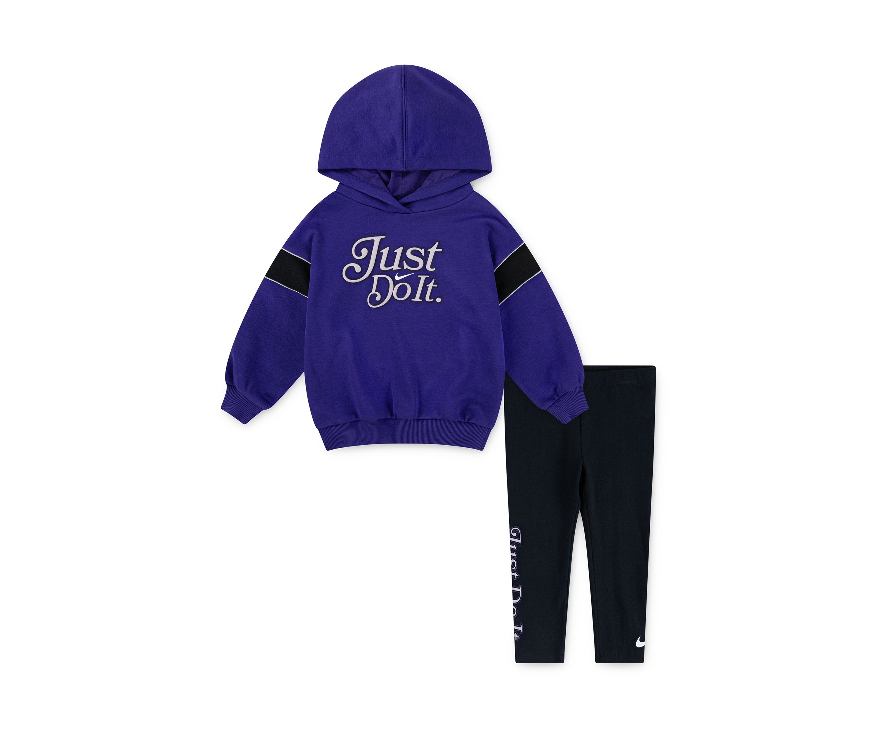 Girls 4-6x Just Do It Graphic Hoodie and Leggings Set
