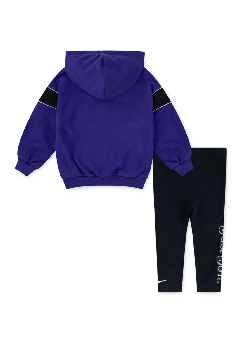 Girls 4-6x Just Do It Graphic Hoodie and Leggings Set